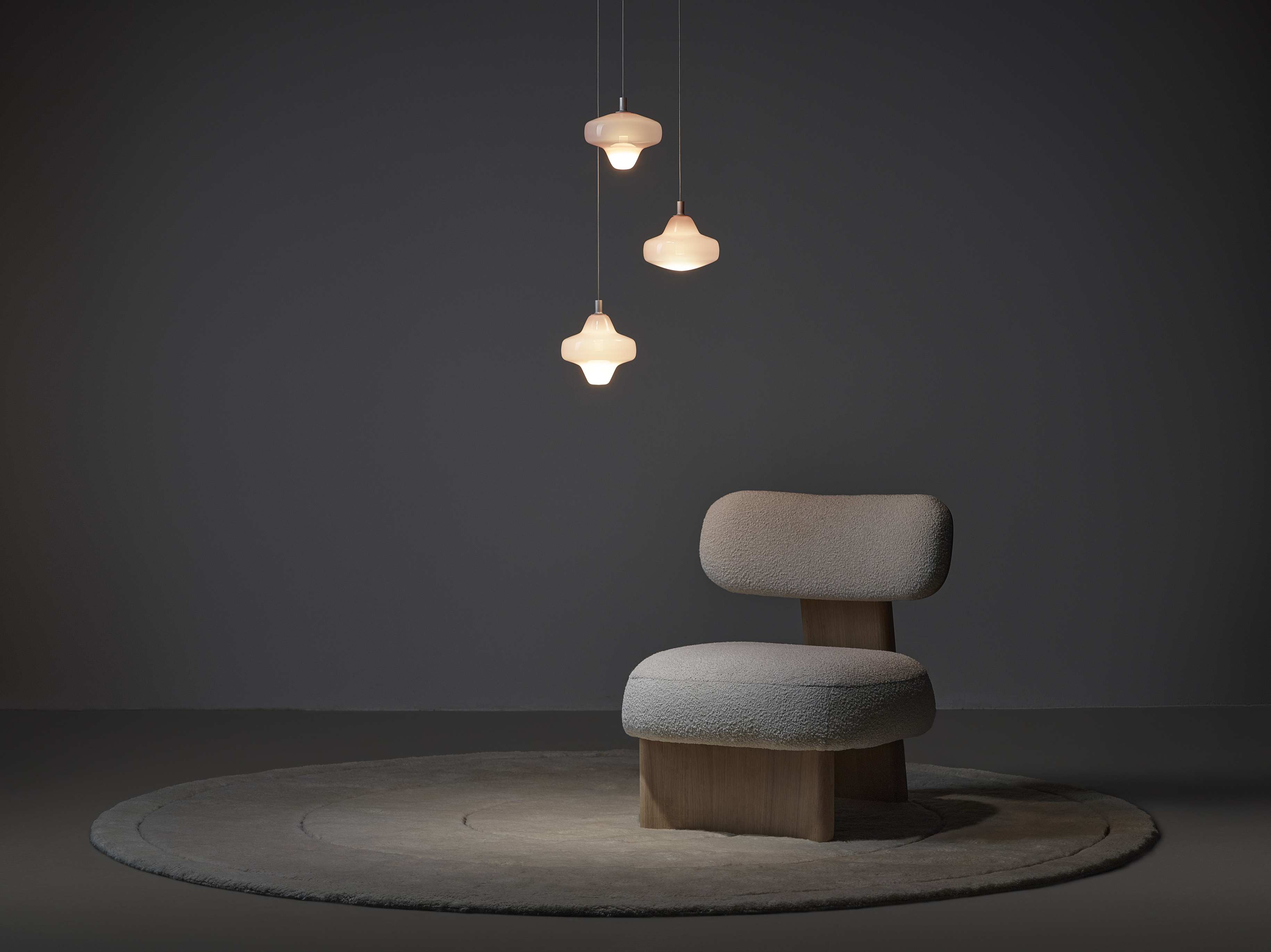 Lampa wisząca STARCLOUD dmuchane szkło