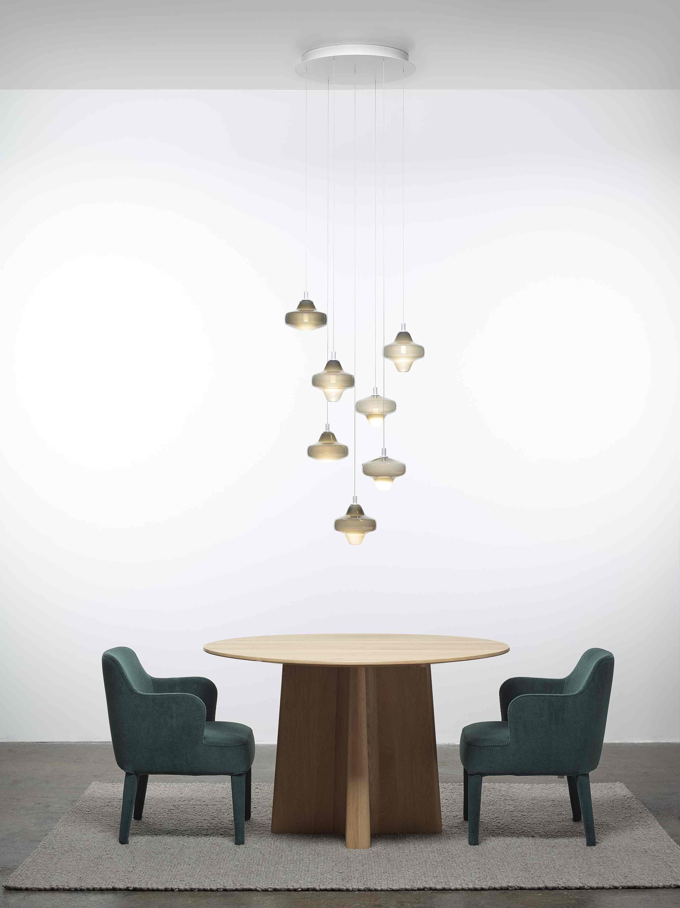 Lampa wisząca STARCLOUD dmuchane szkło