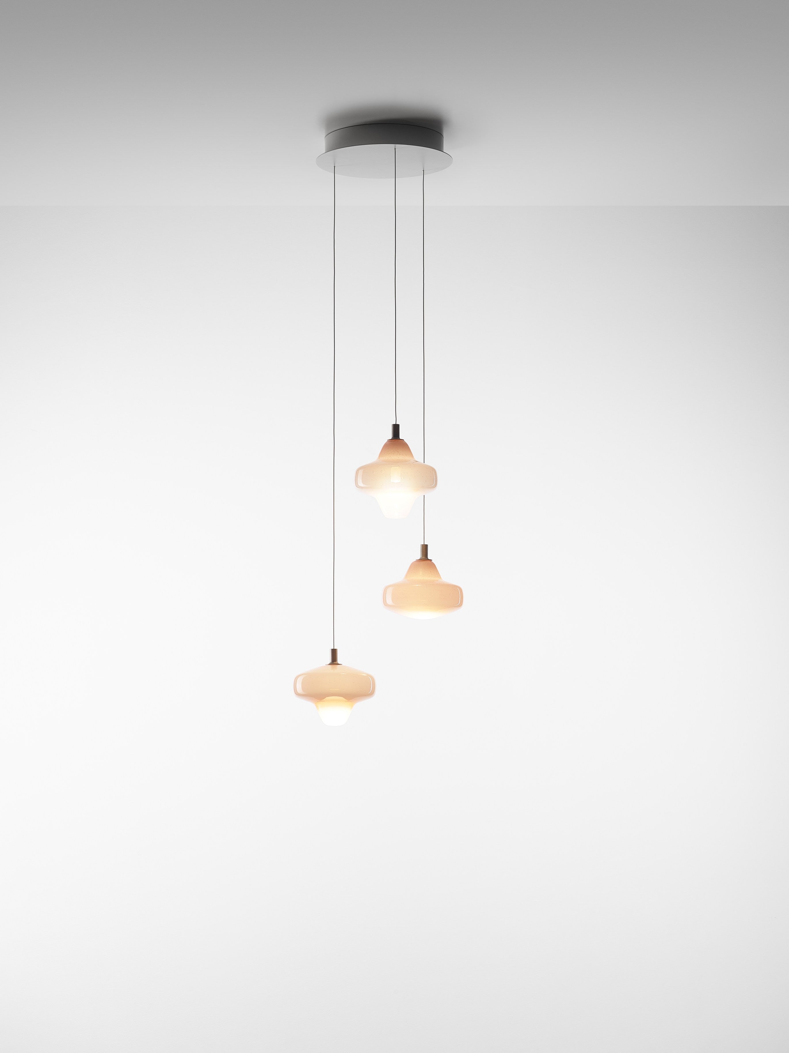Lampa wisząca STARCLOUD dmuchane szkło