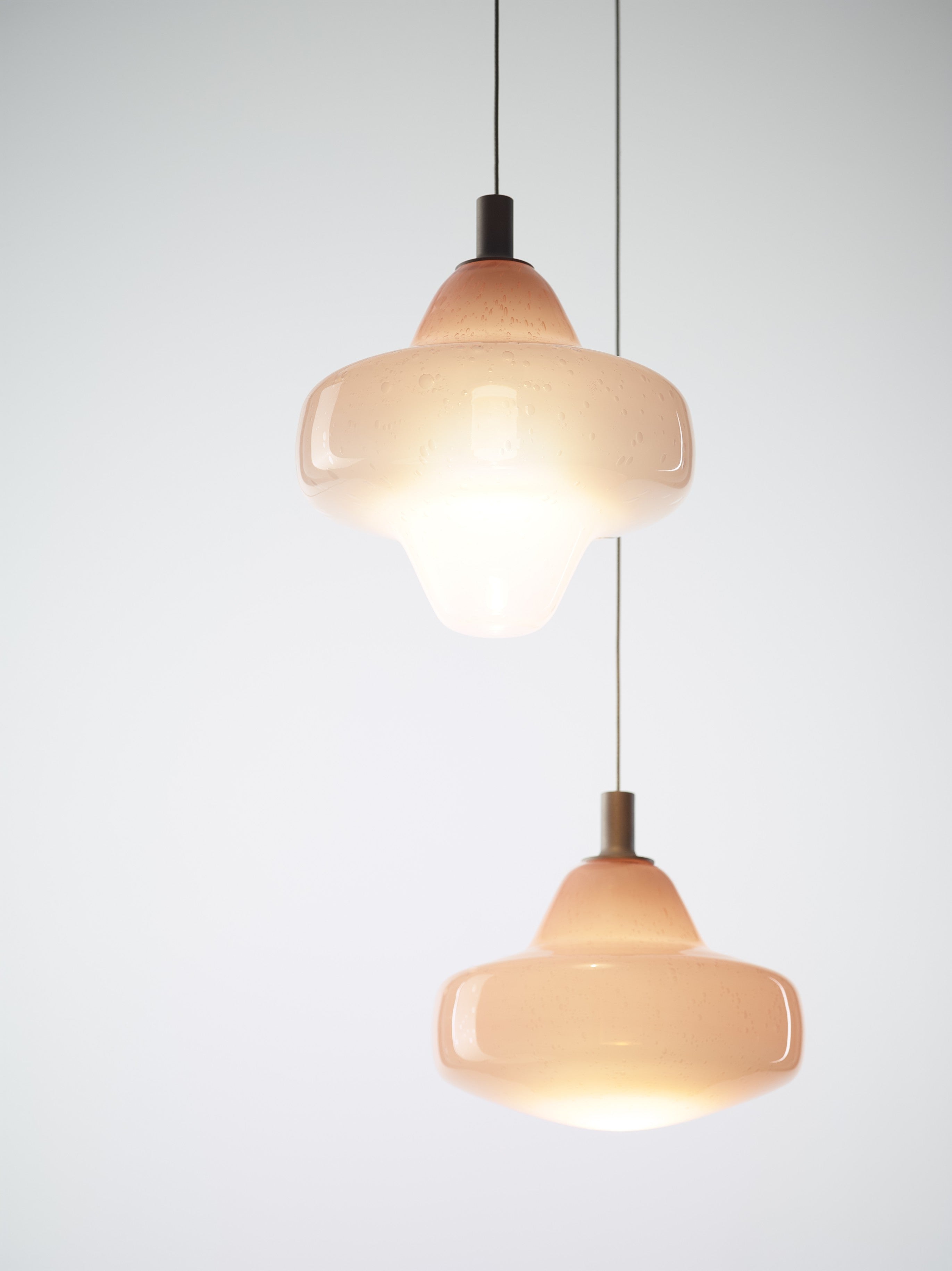 Lampa wisząca STARCLOUD dmuchane szkło