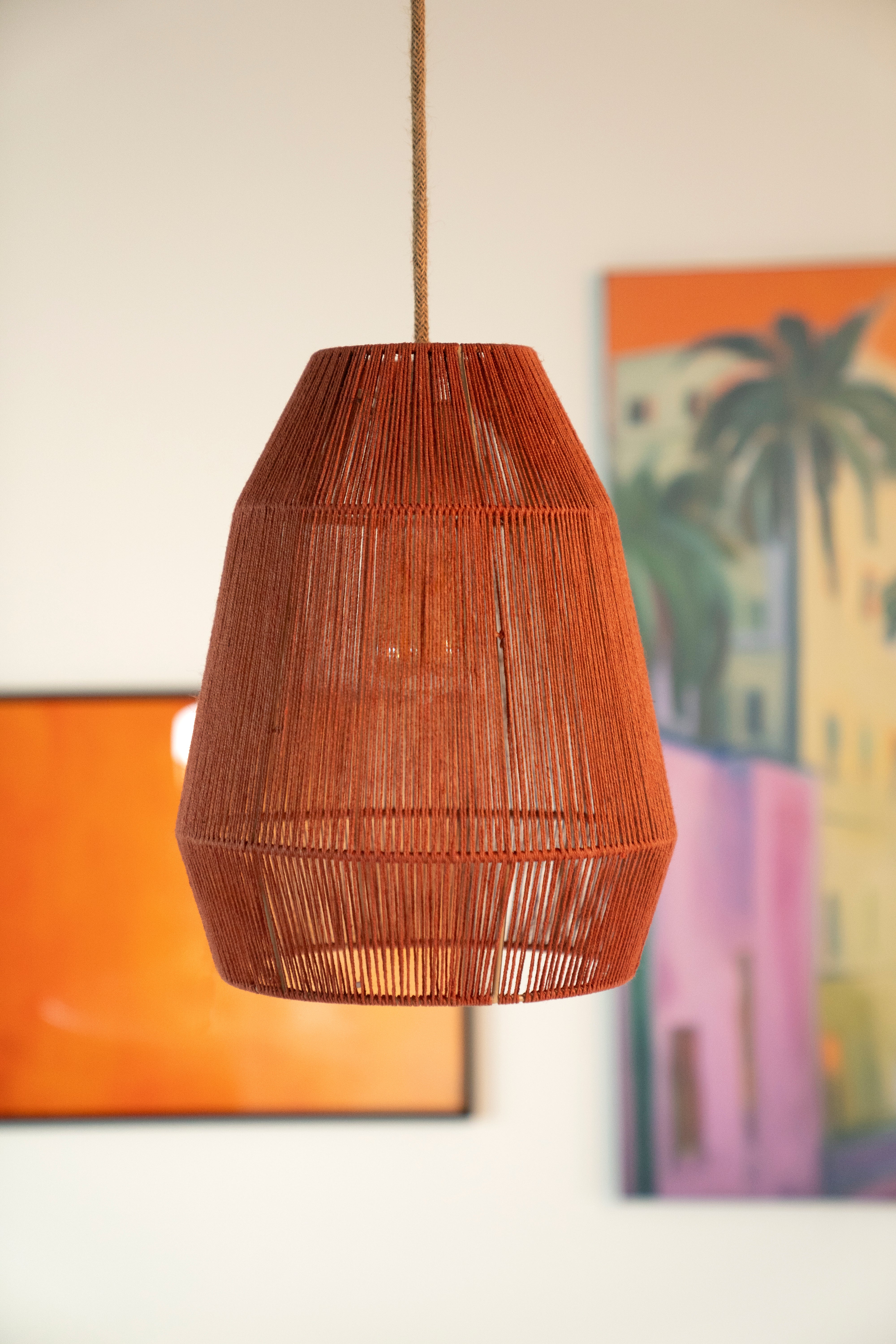 Lampa wisząca CIRQUE koralowy