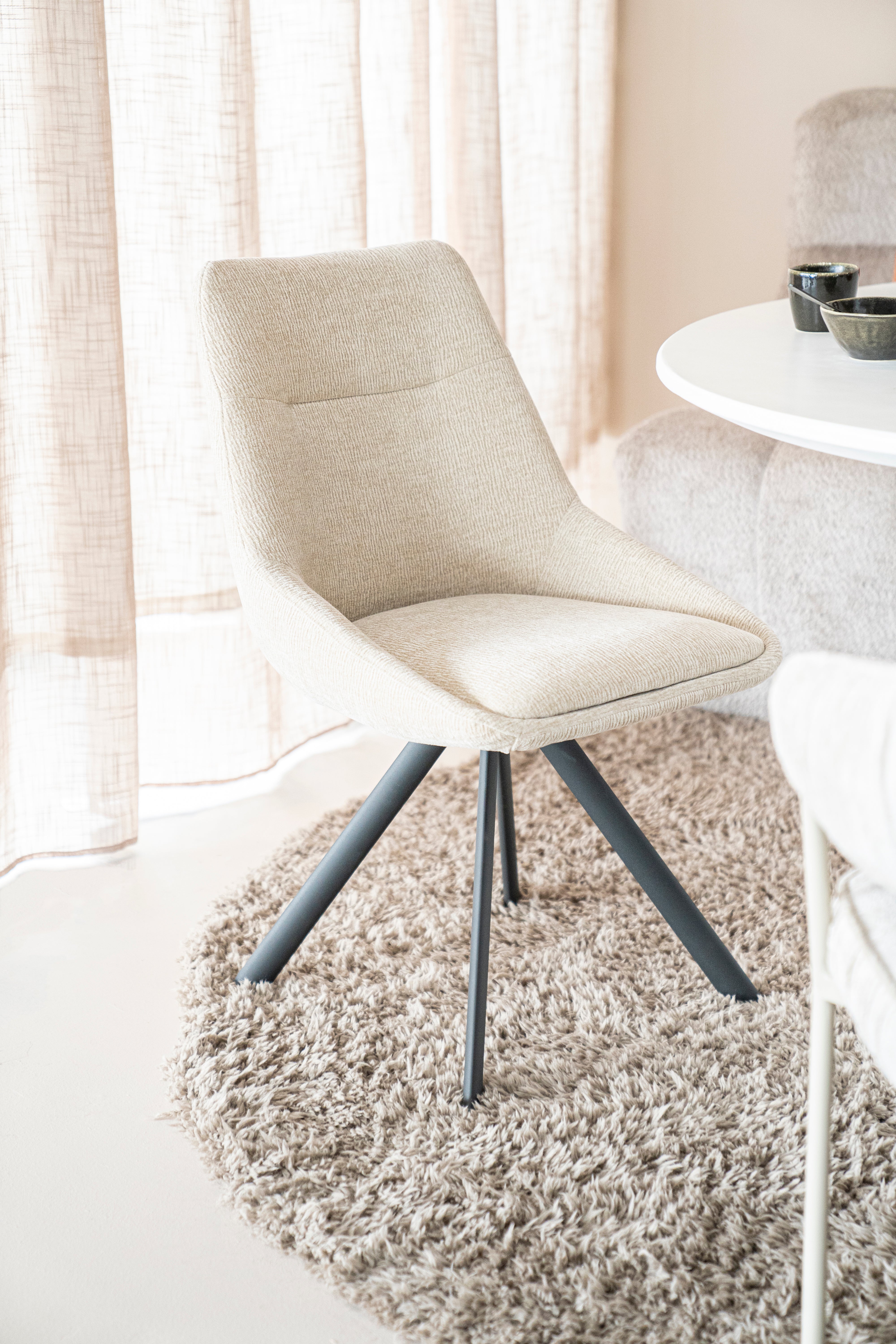 Stuhl BLISS cremefarben