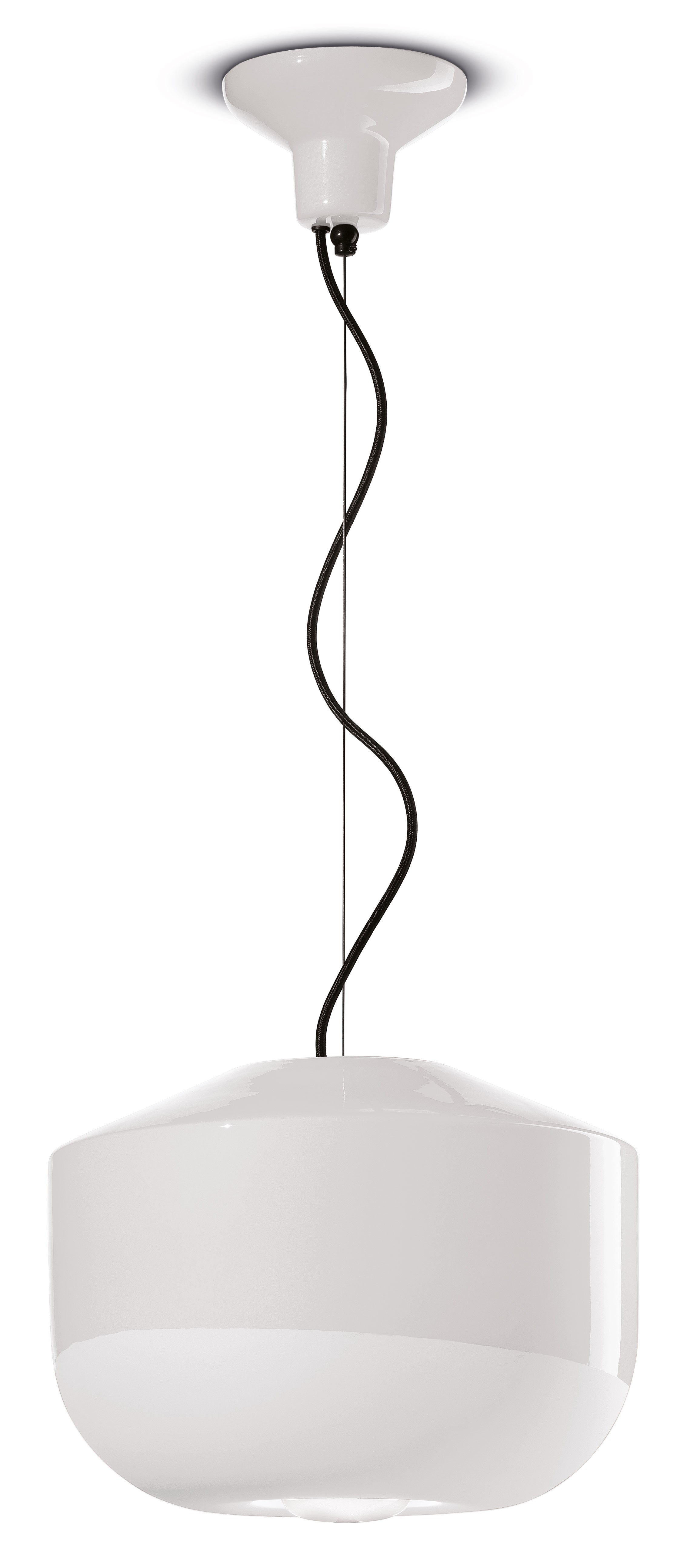 Lampa wisząca ceramiczna BELLOTA biały