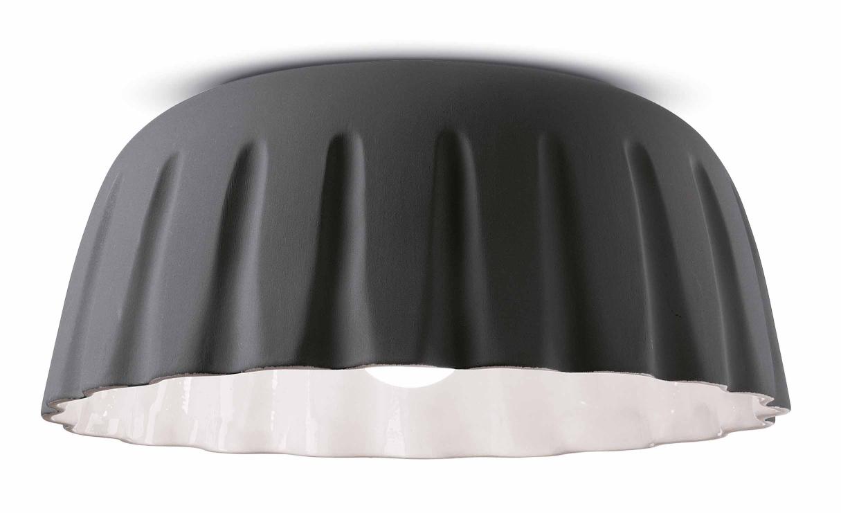 Lampa sufitowa ceramiczna MADAME GRES ciemnoszary