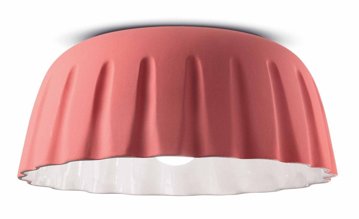Lampa sufitowa ceramiczna MADAME GRES koralowy