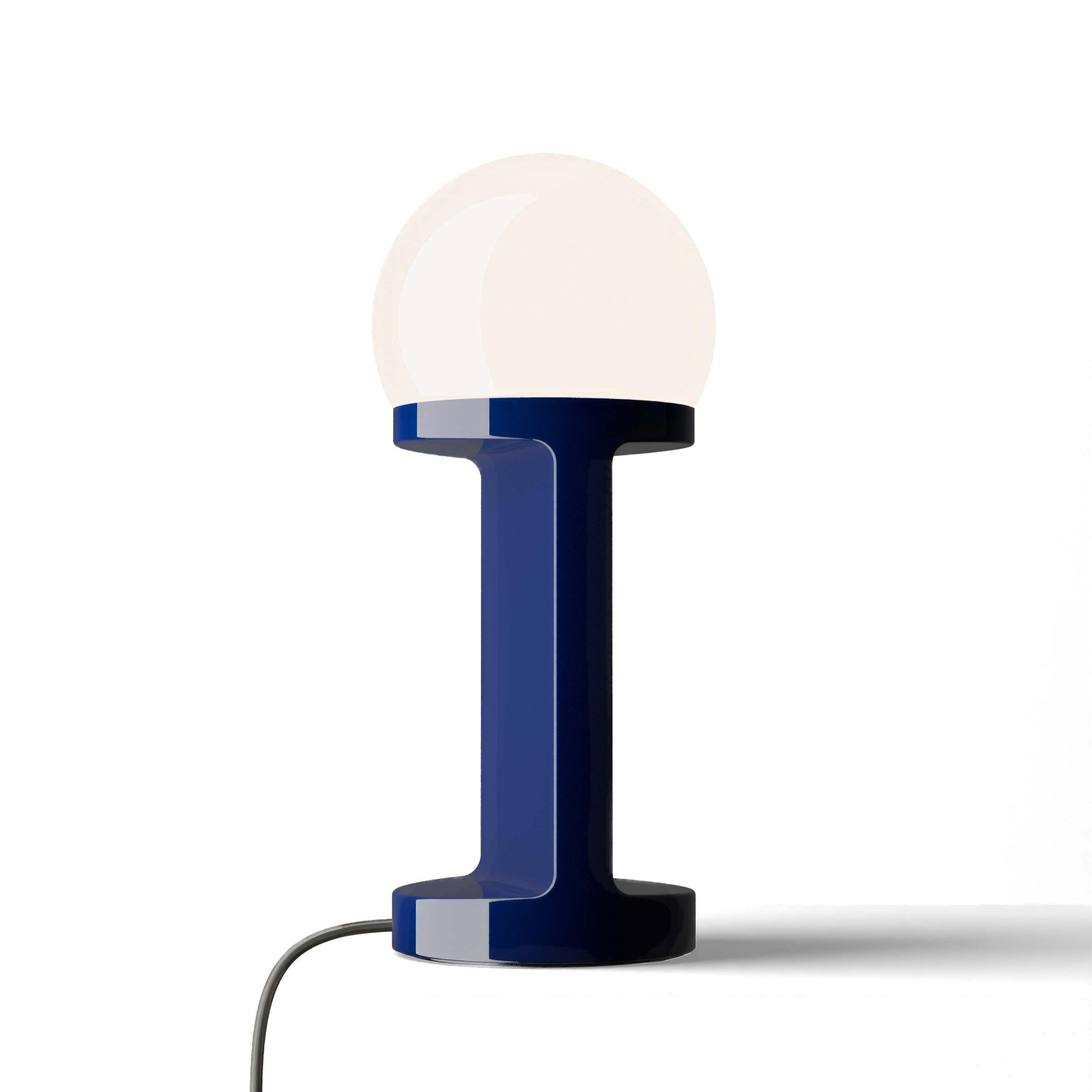 Lampa stołowa ceramiczna HABEA kobaltowy