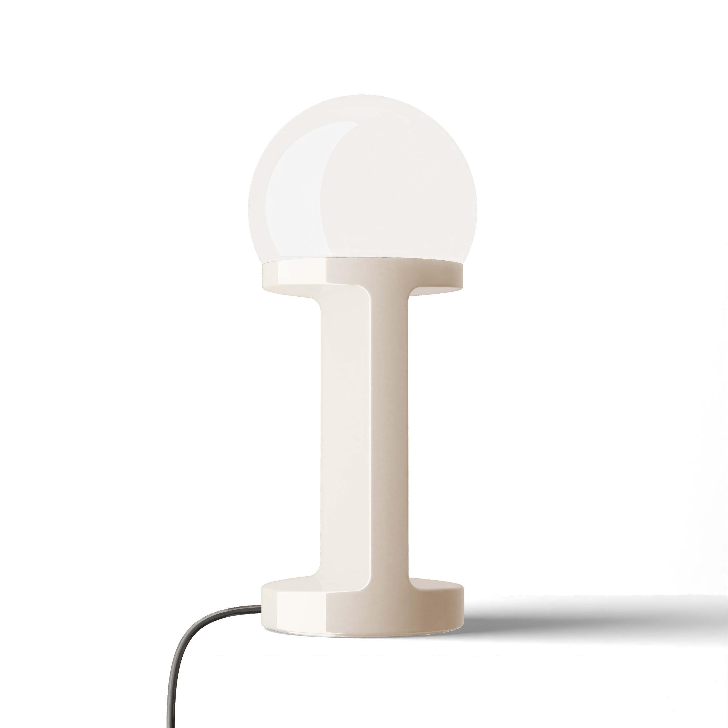 Lampa stołowa ceramiczna HABEA kremowy