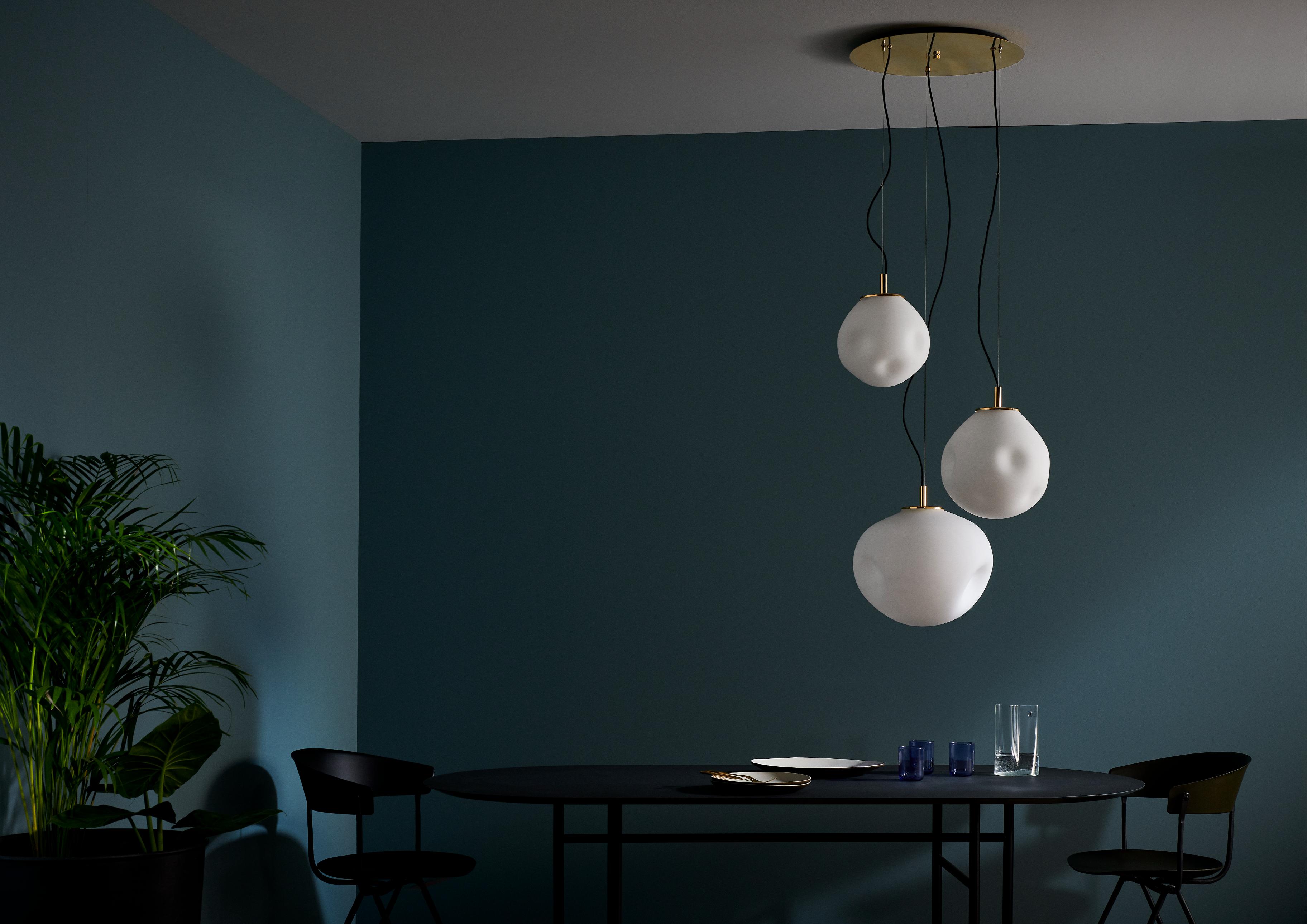 Three-Point Pendant Lamp CLOE Gold