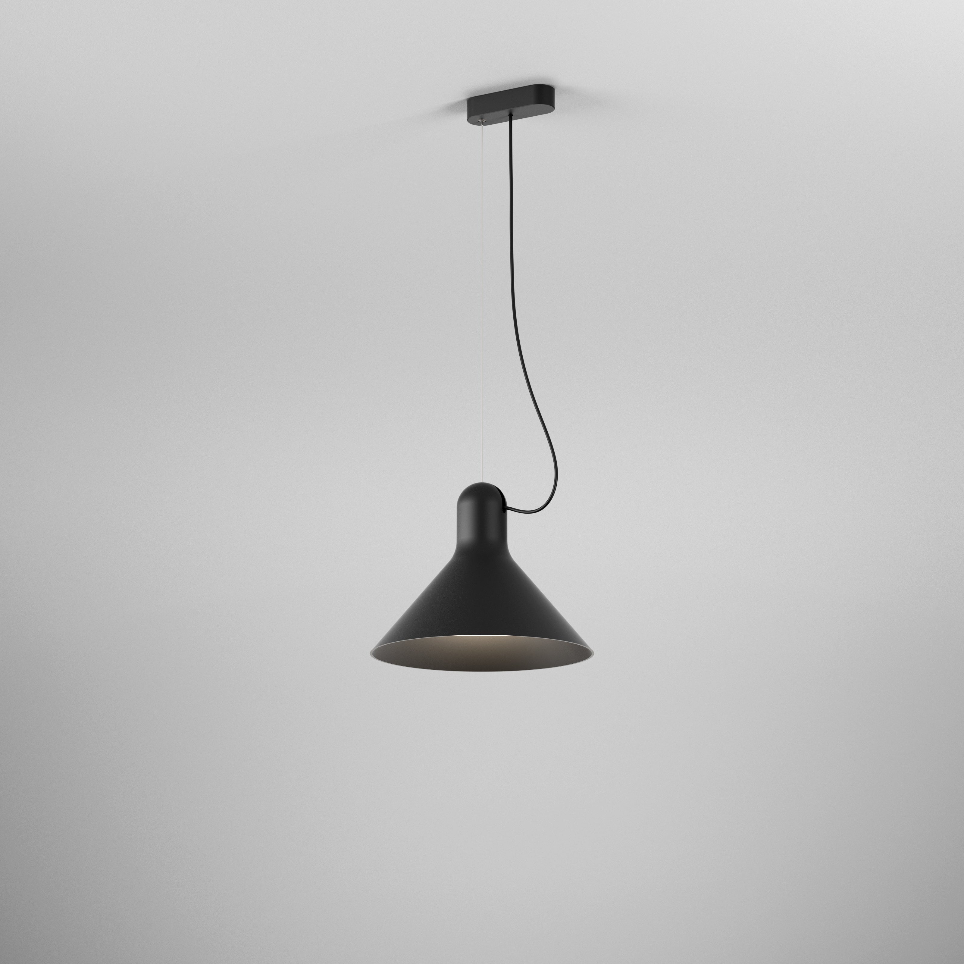 Lampa wisząca CONA czarny