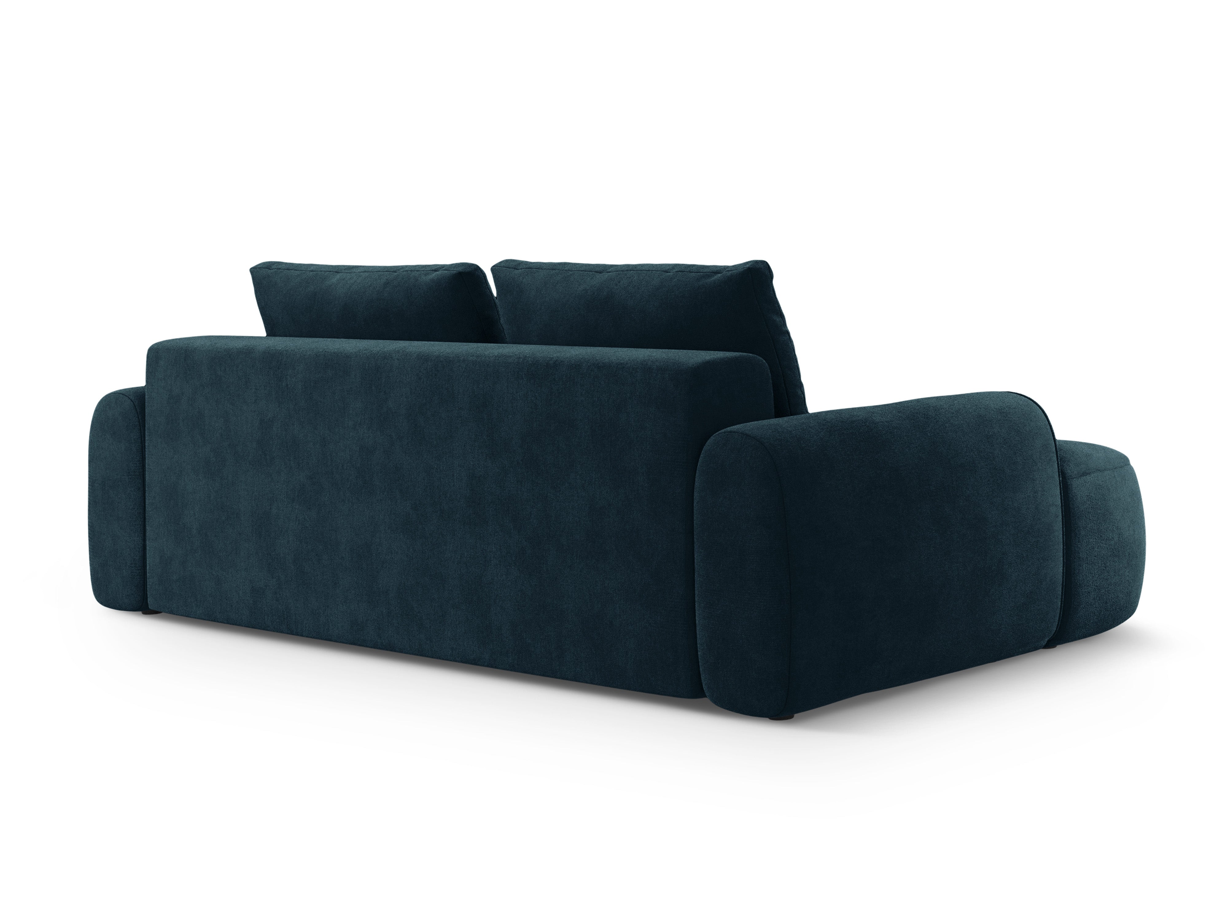 Sofa aksamitna z funkcją spania 4-osobowa LINZ petrol