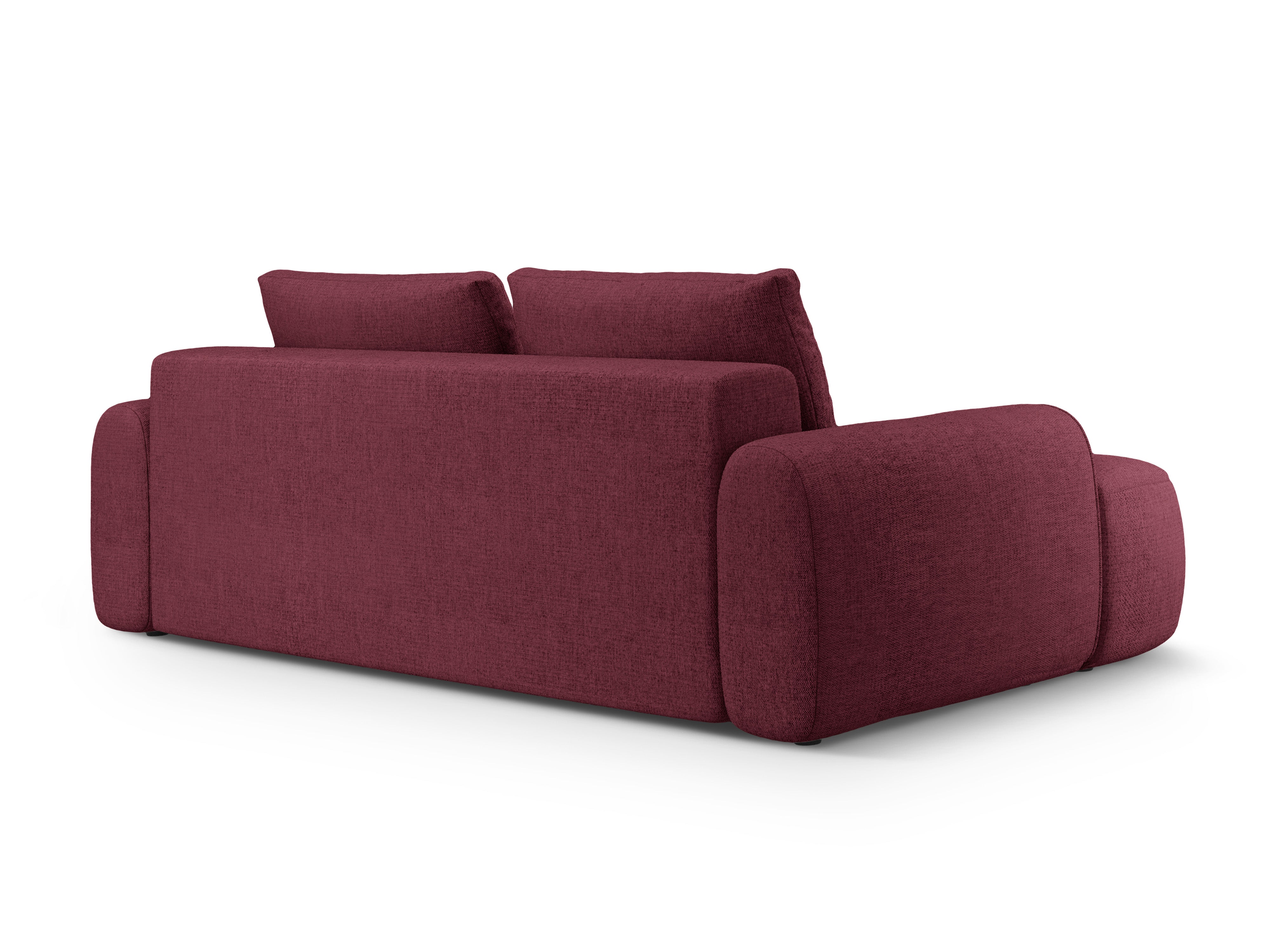 Sofa z funkcją spania 4-osobowa LINZ bordowy