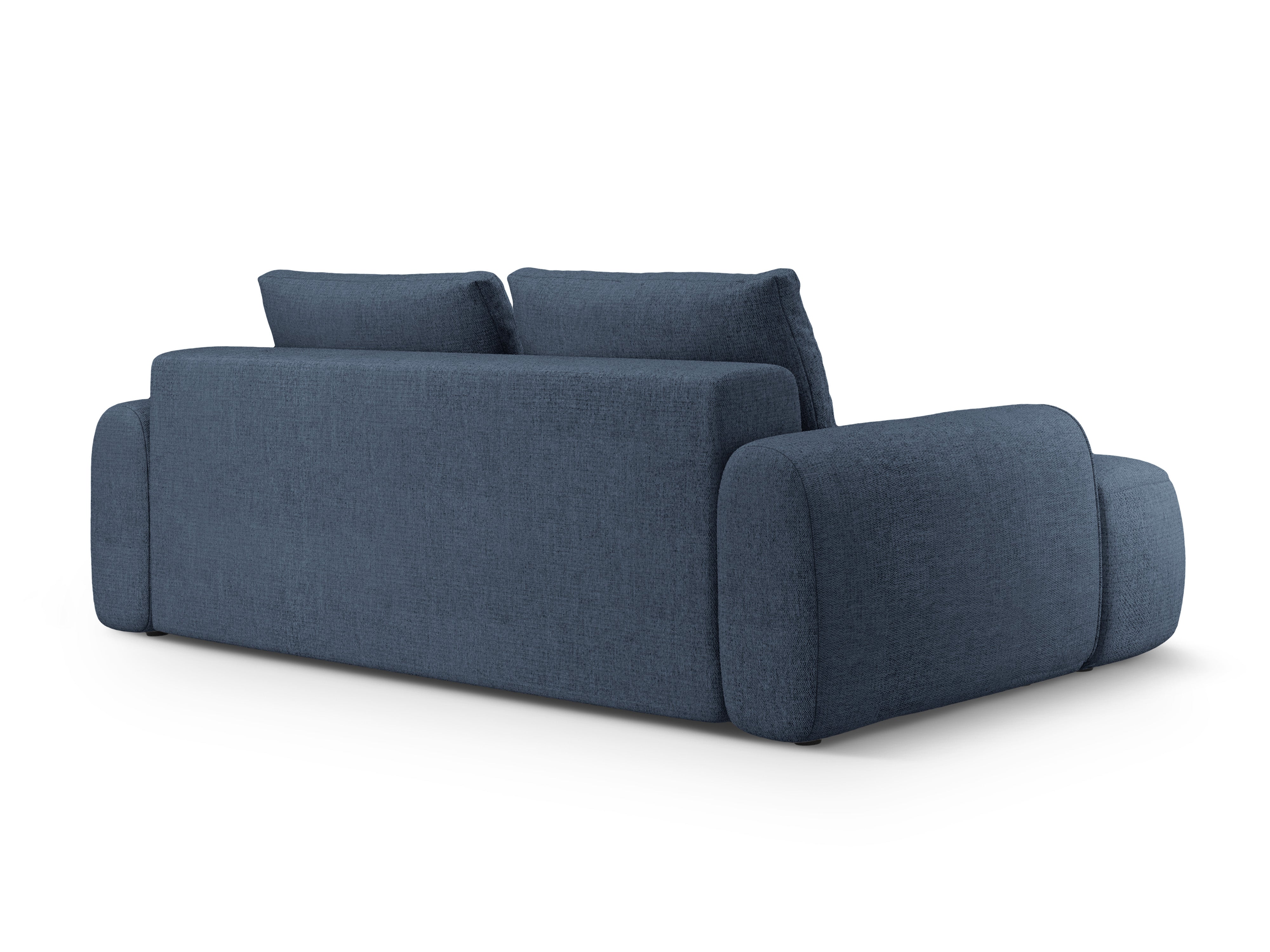 Sofa z funkcją spania 4-osobowa LINZ niebieski