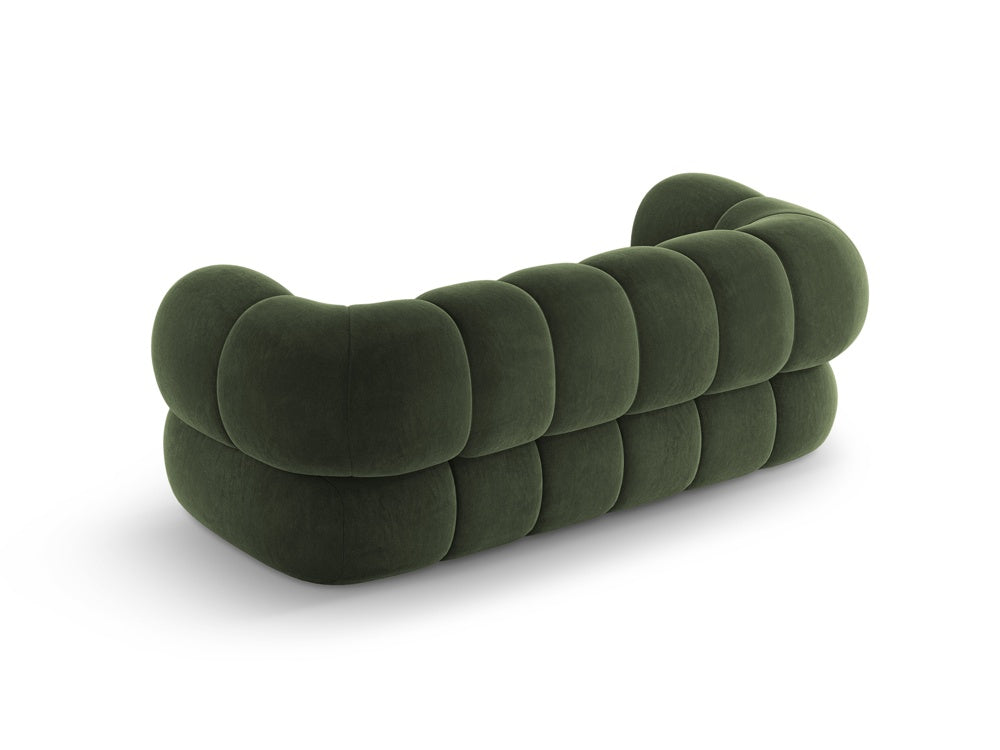 Sofa 2-osobowa aksamitna KOGE zielony