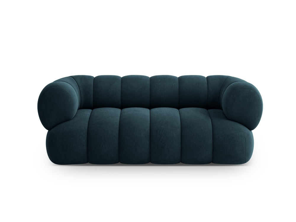 Sofa 2-osobowa aksamitna KOGE petrol