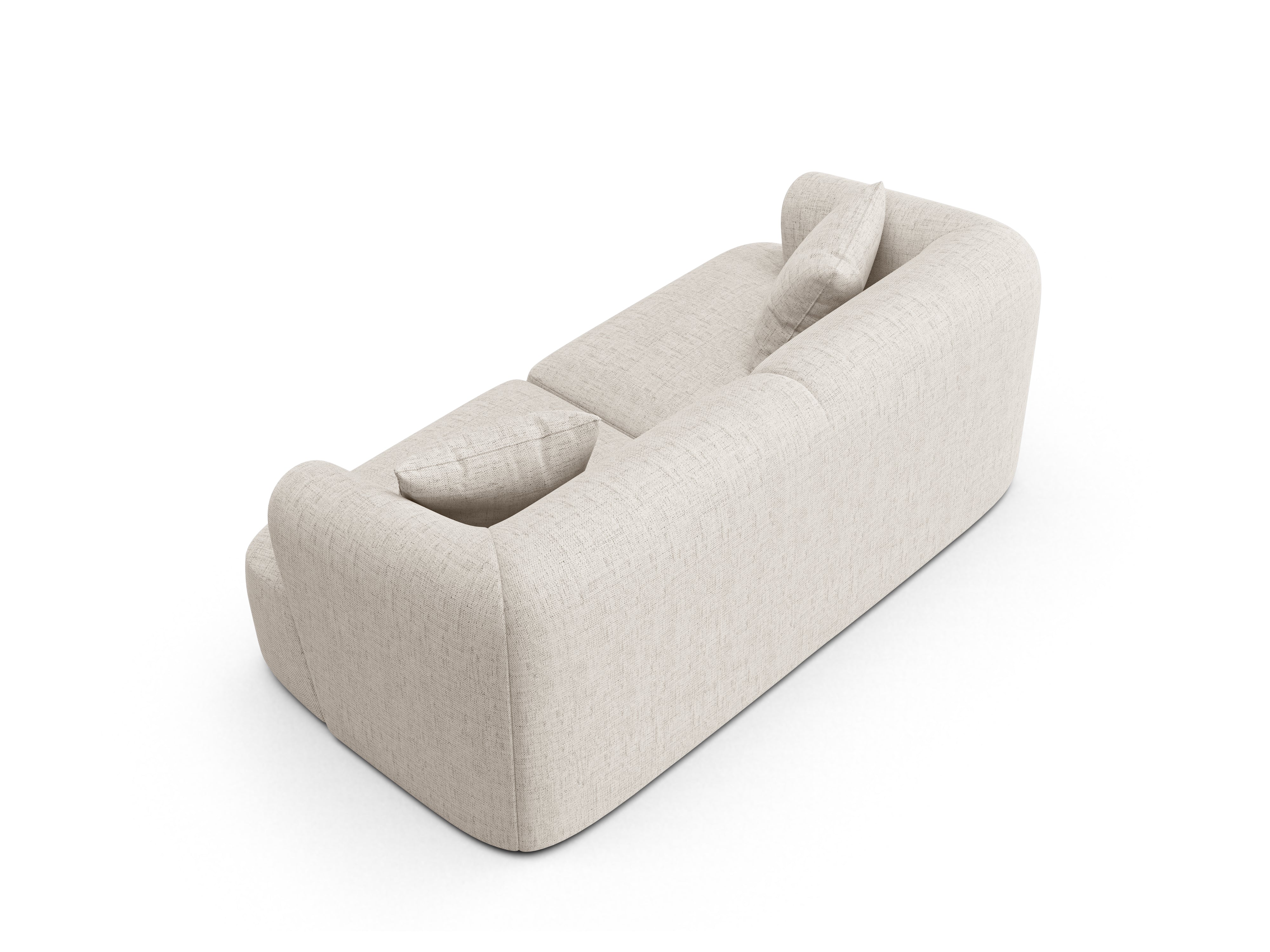 Sofa 2-osobowa CAMPI kremowy szenil