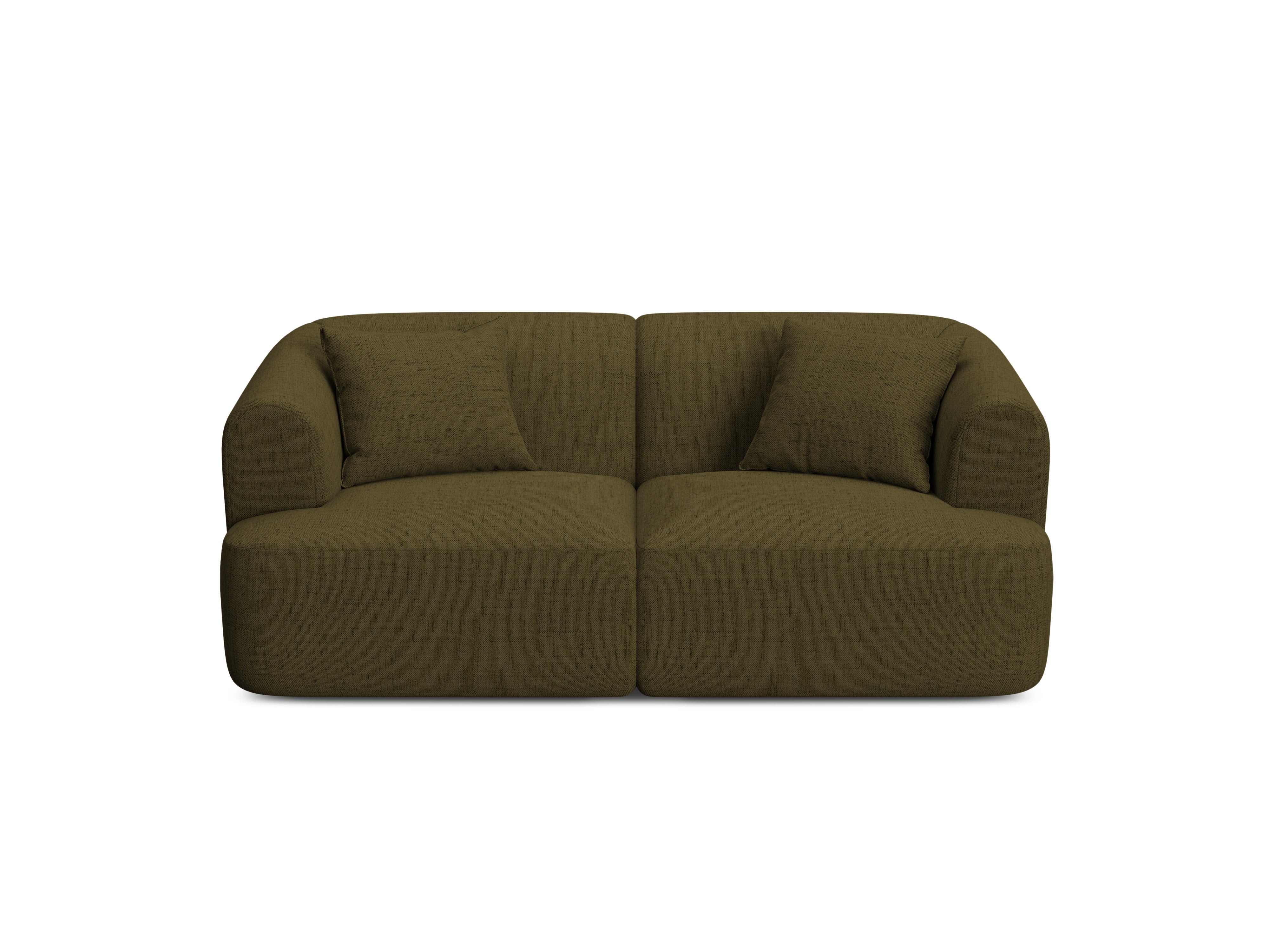 Sofa 2-osobowa CAMPI zielony szenil