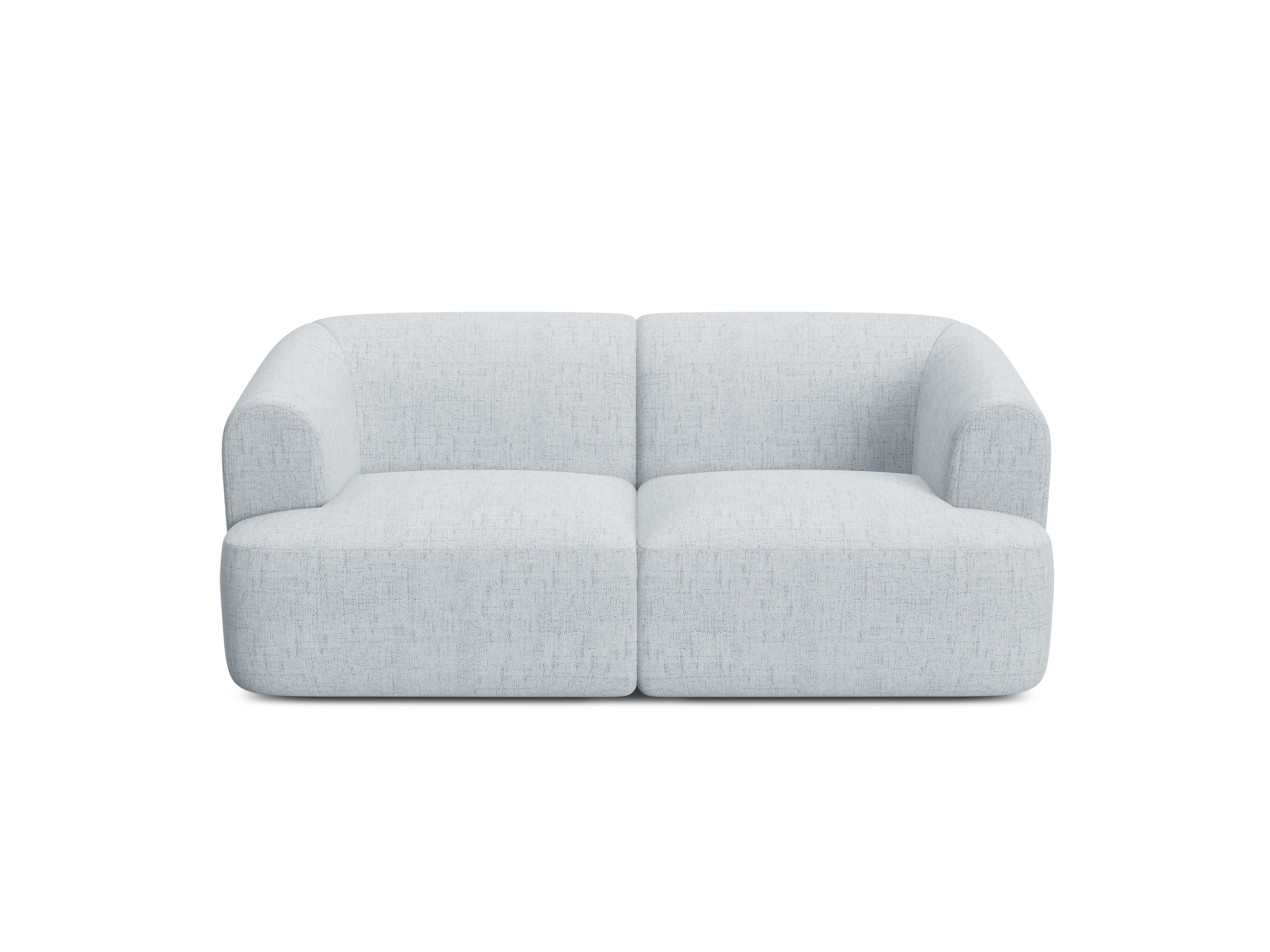 Sofa 2-osobowa CAMPI jasnoszary szenil