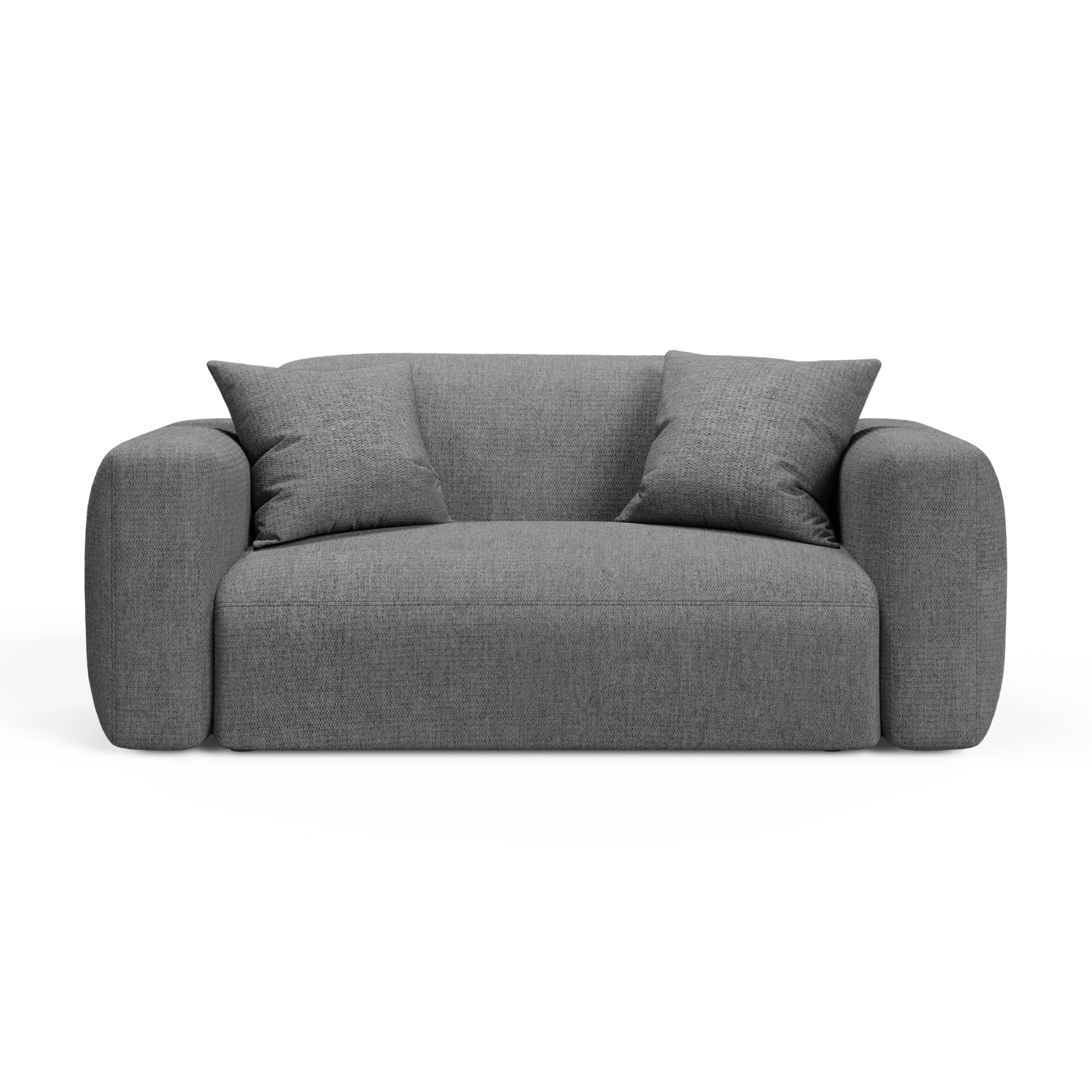 Sofa 2-osobowa STRINO szary szenil