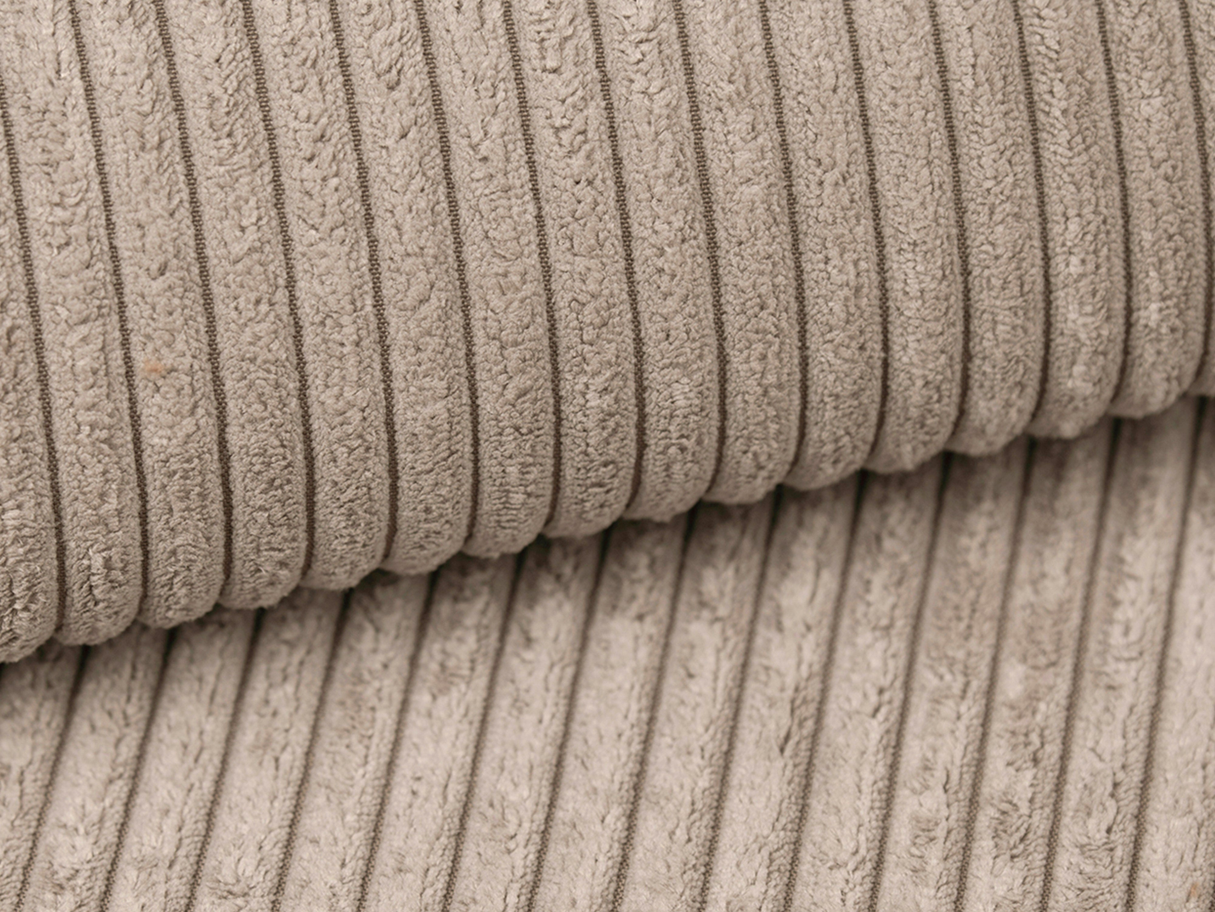 2-seater Sofa CAMPI beige corduroy