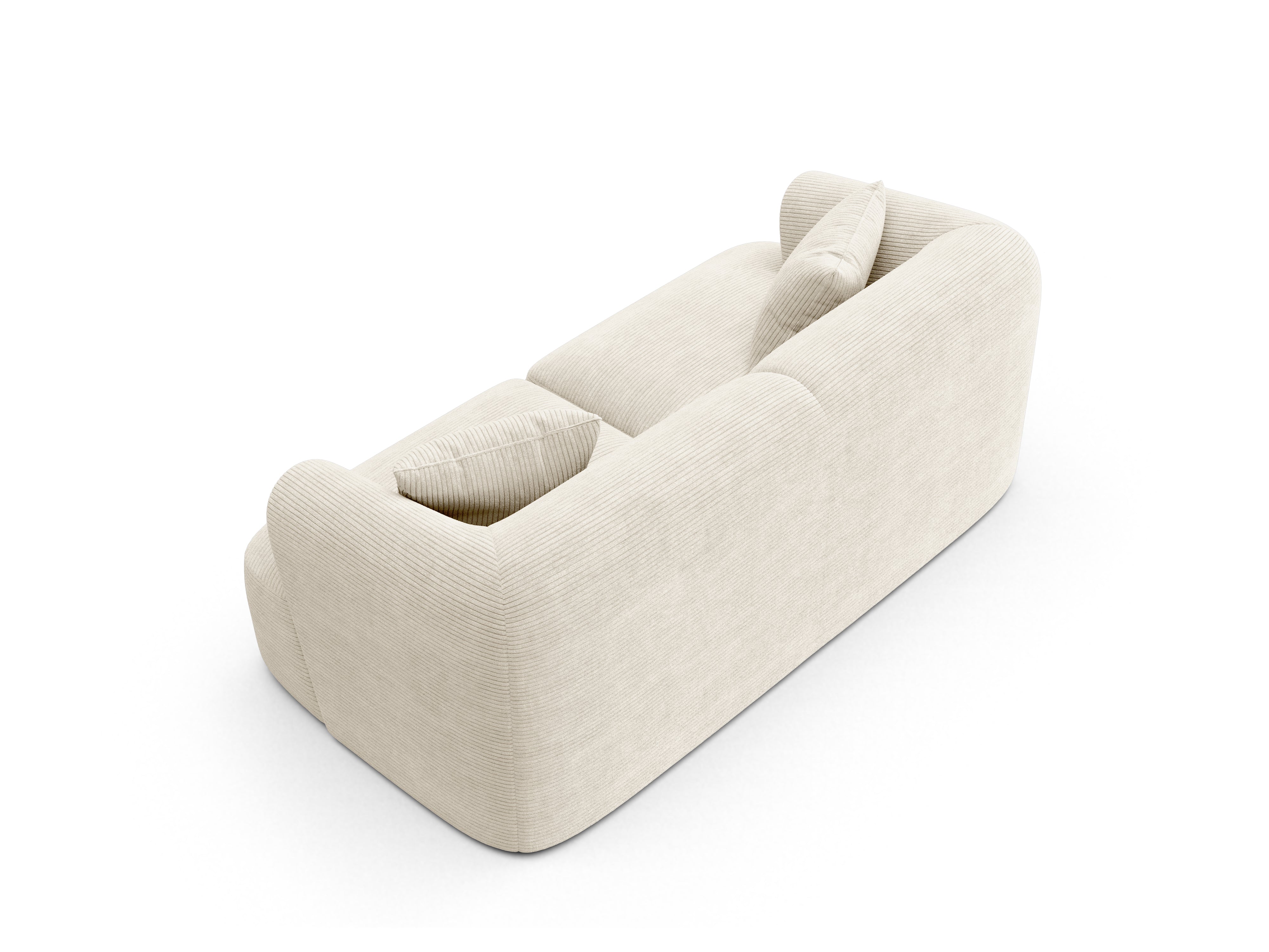 Sofa 2-osobowa CAMPI kremowy sztruks
