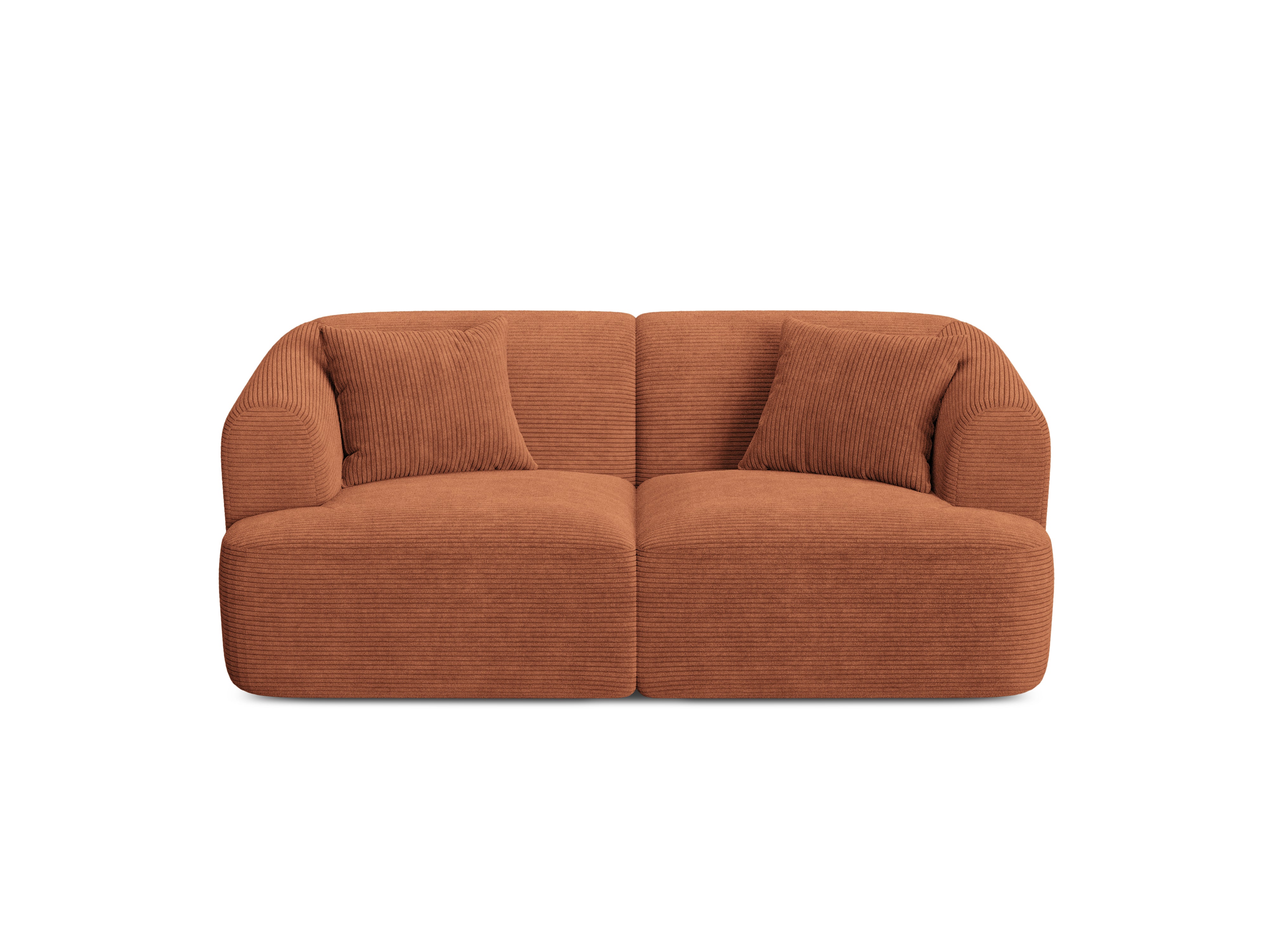 Sofa 2-osobowa CAMPI ceglany sztruks