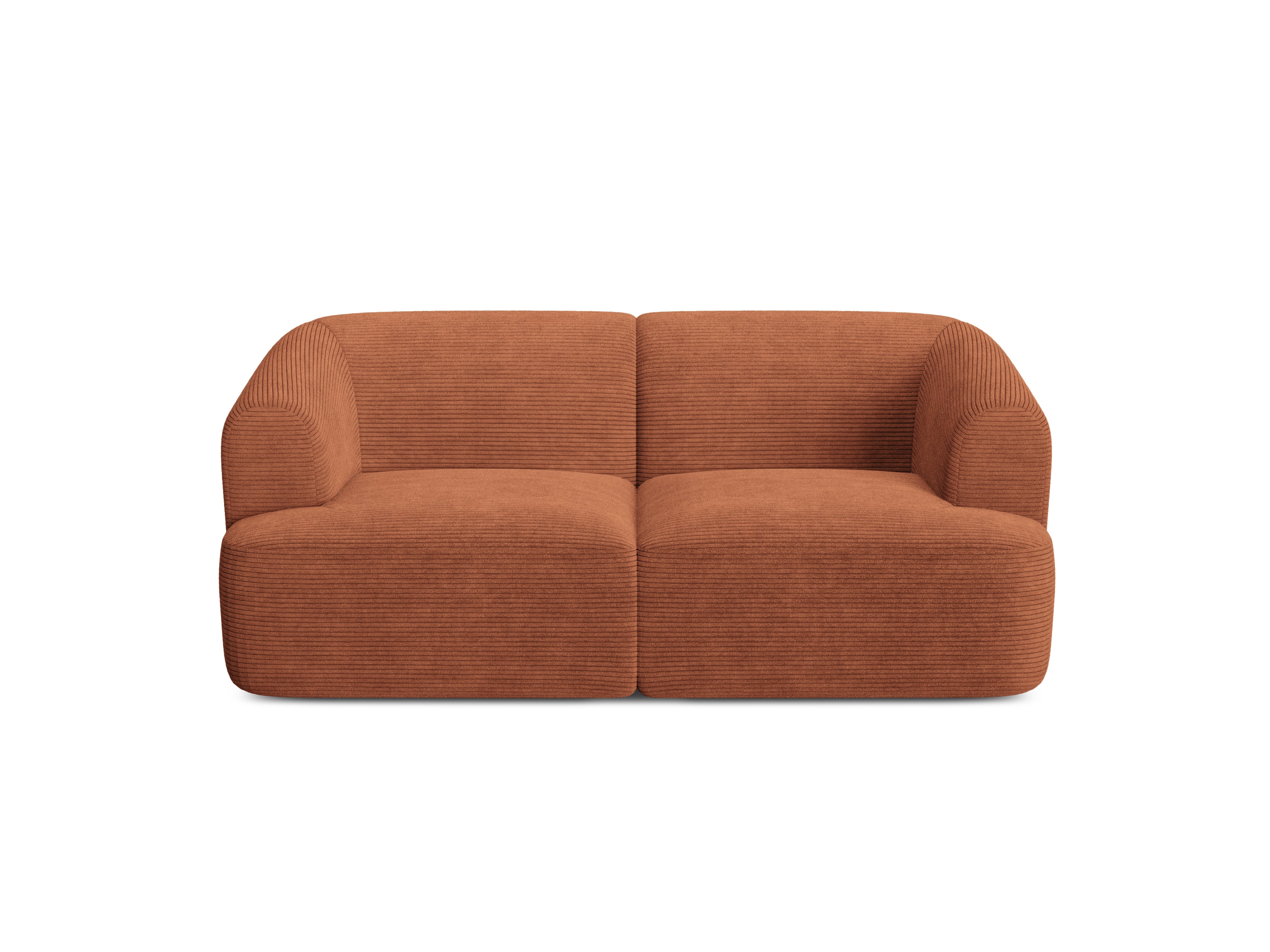 Sofa 2-osobowa CAMPI ceglany sztruks