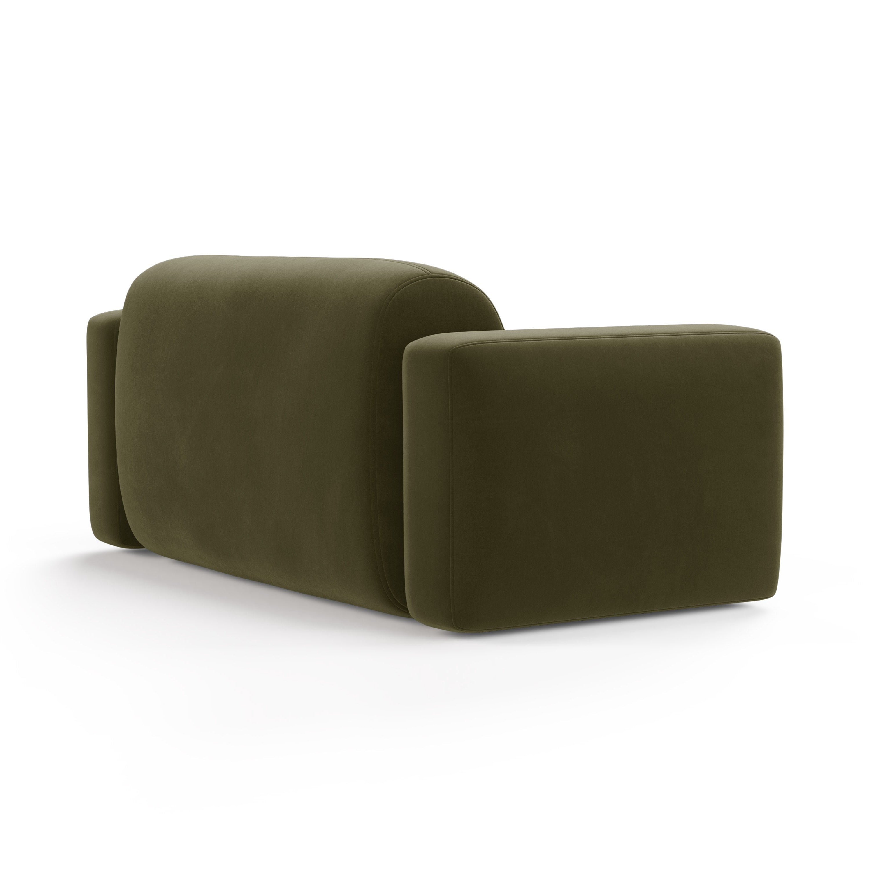 Sofa aksamitna 2-osobowa STRINO zielony