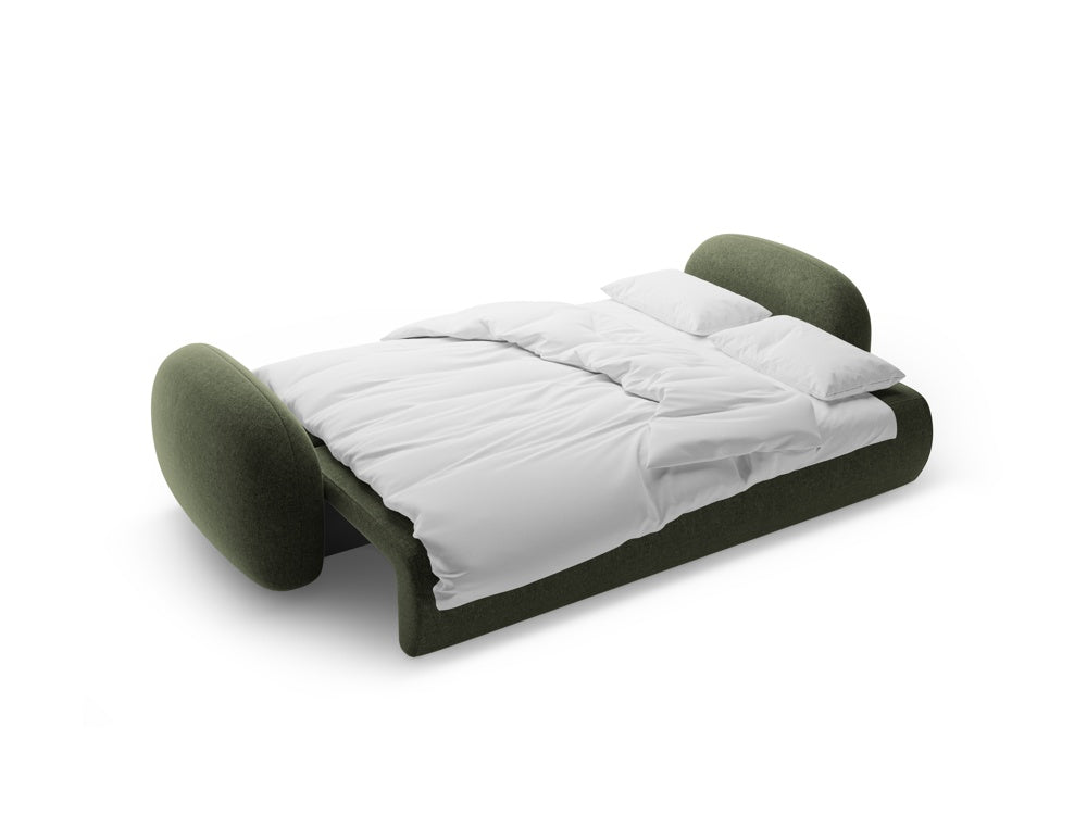 Sofa z funkcją spania 3-osobowa TONALE zielony