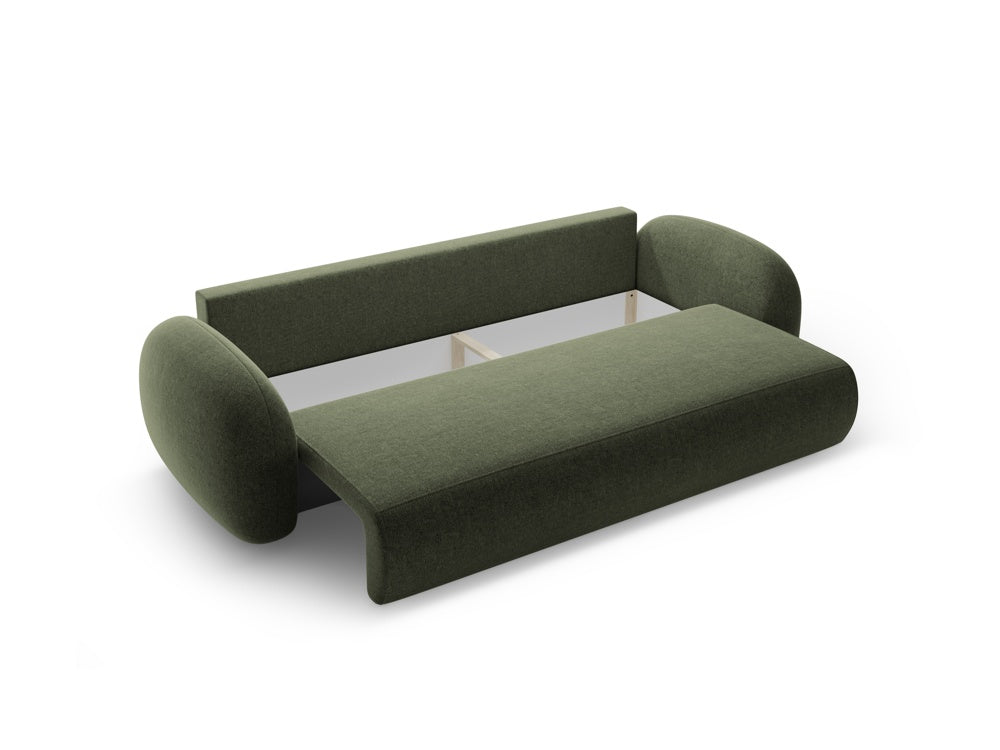 Sofa z funkcją spania 3-osobowa TONALE zielony