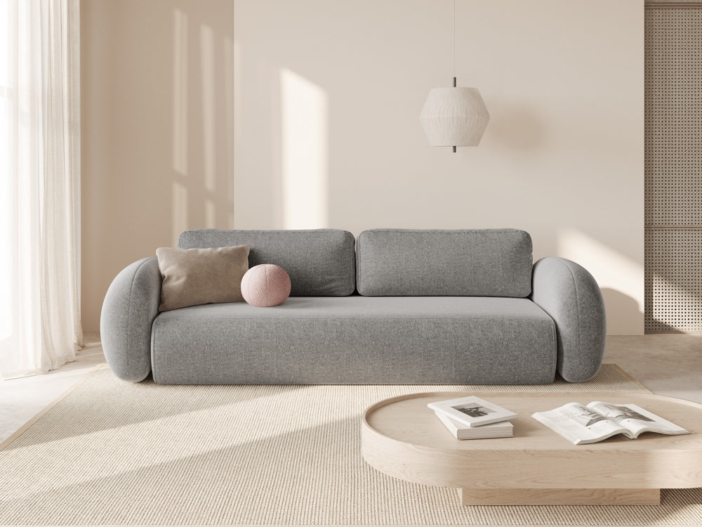 Sofa z funkcją spania 3-osobowa TONALE szary