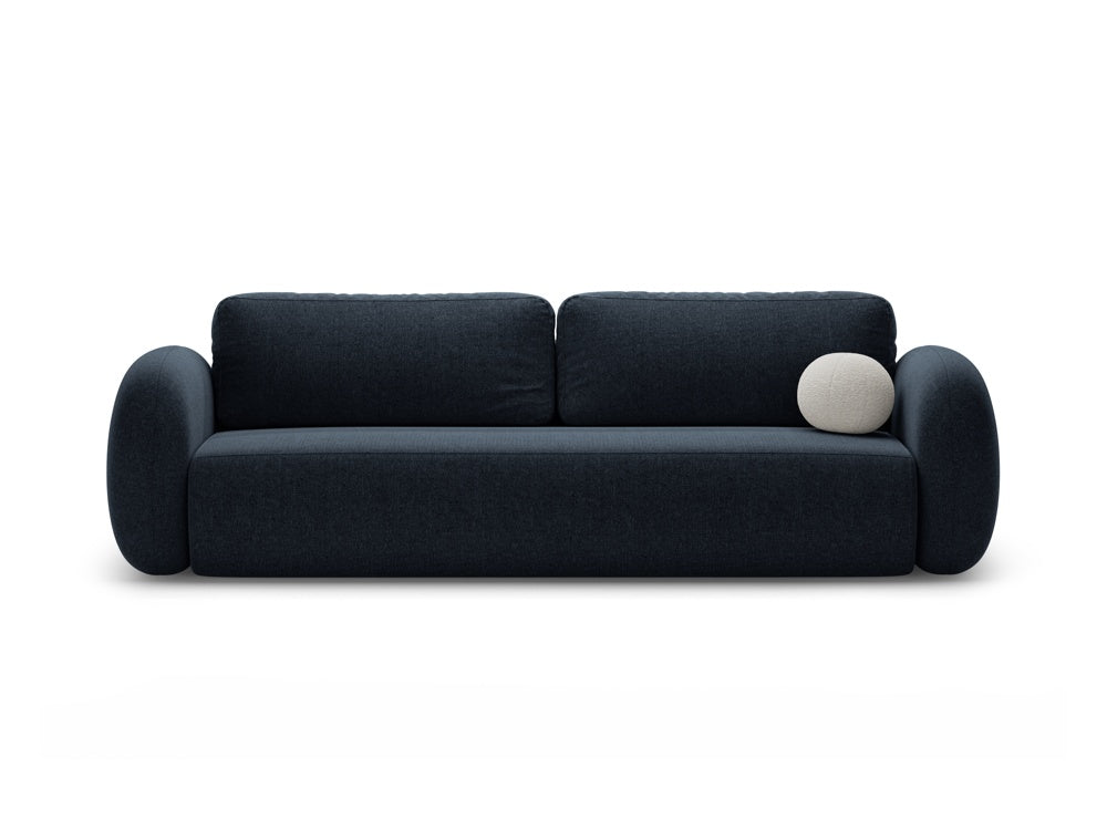 Sofa z funkcją spania 3-osobowa TONALE granatowy