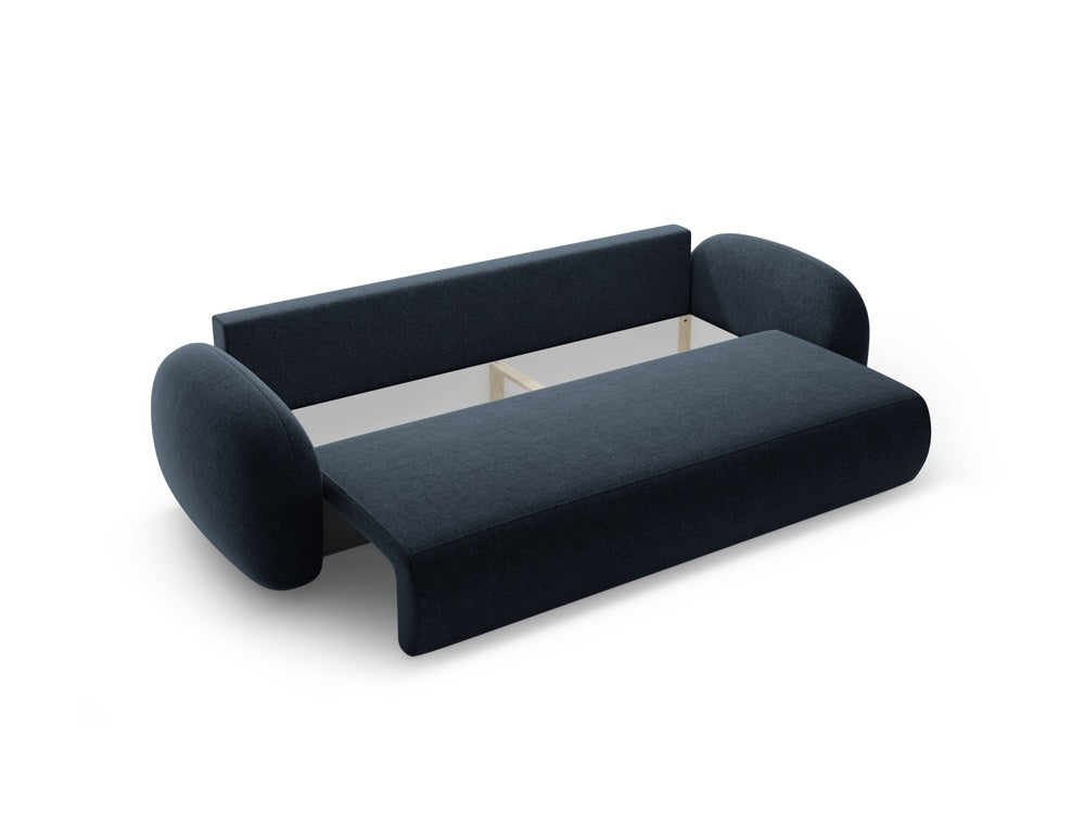 Sofa z funkcją spania 3-osobowa TONALE granatowy