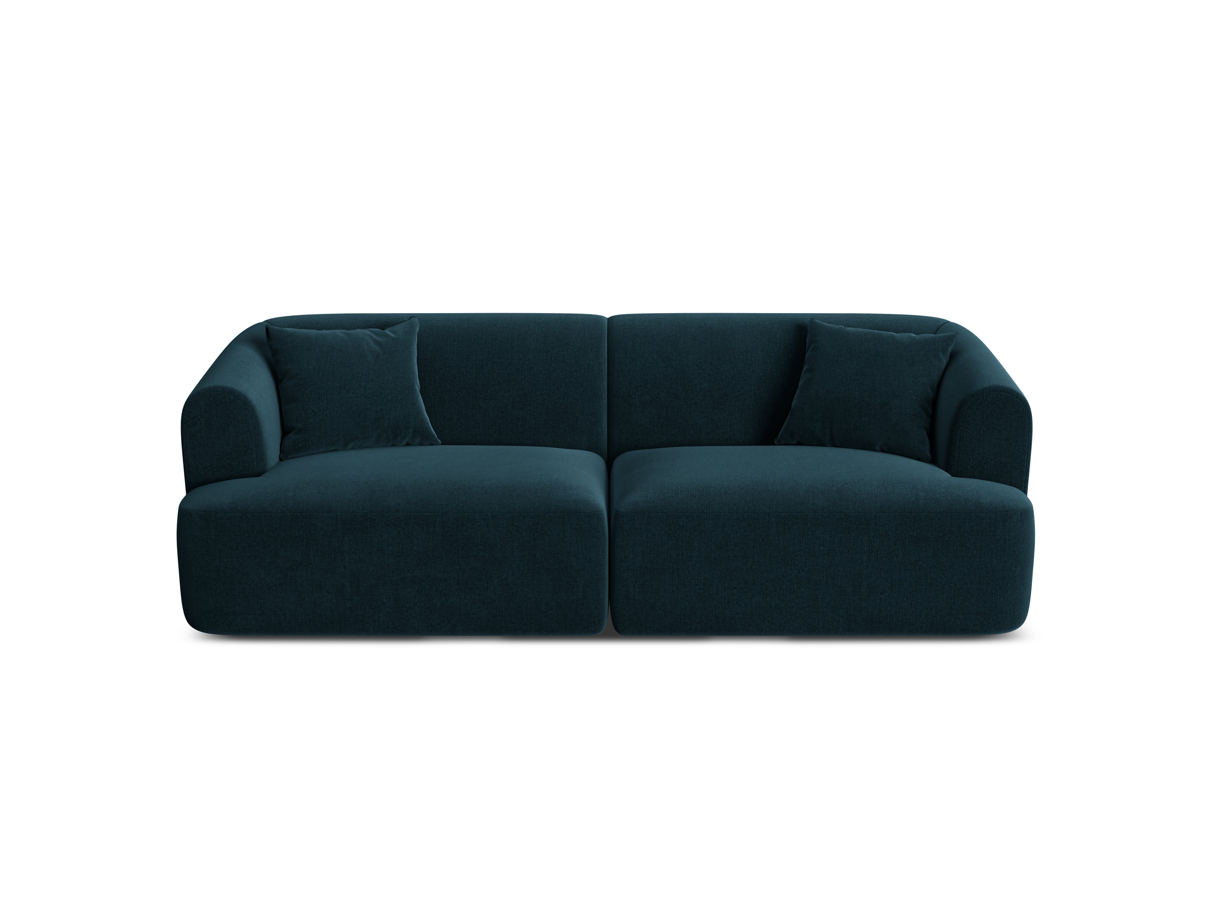 Sofa aksamitna 3-osobowa CAMPI petrol