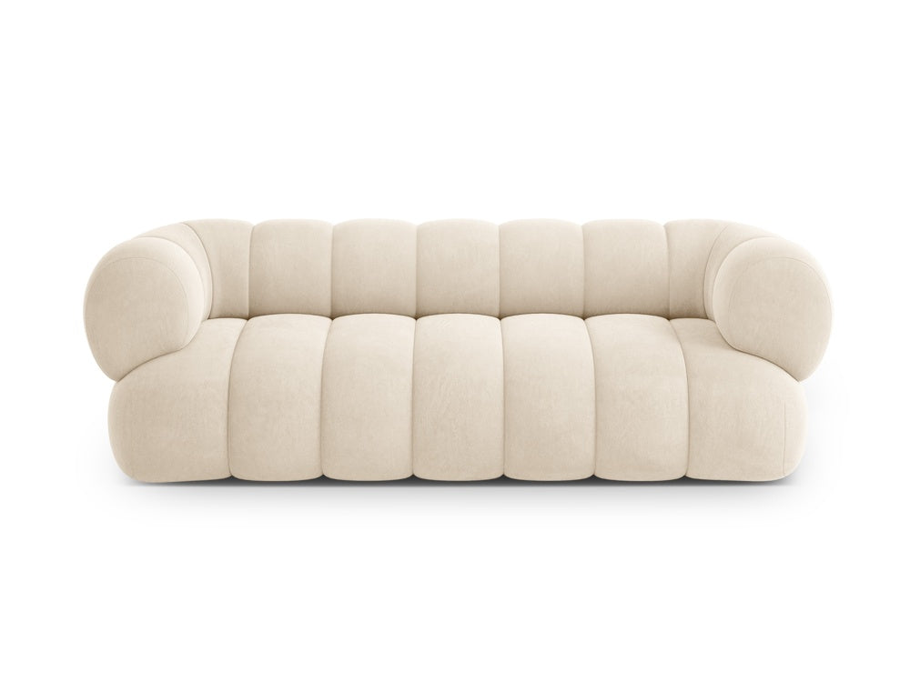 Sofa 3-osobowa aksamitna KOGE beżowy