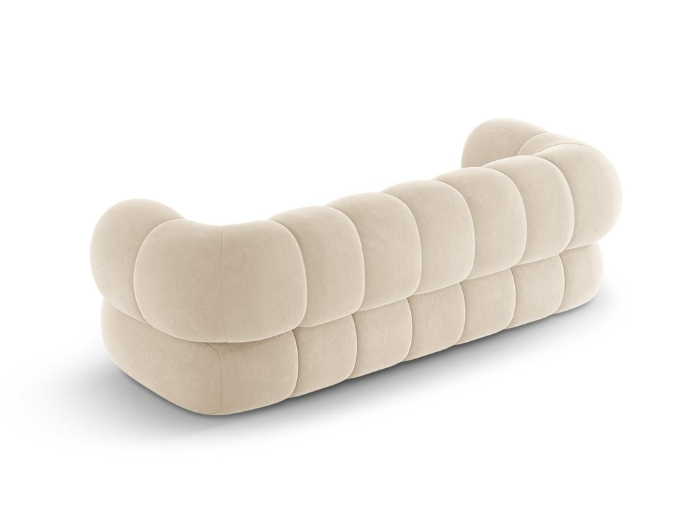 Sofa 3-osobowa aksamitna KOGE beżowy