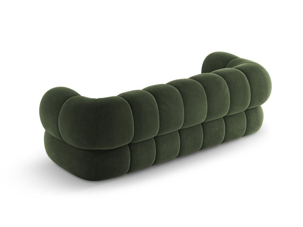 Sofa 3-osobowa aksamitna KOGE zielony
