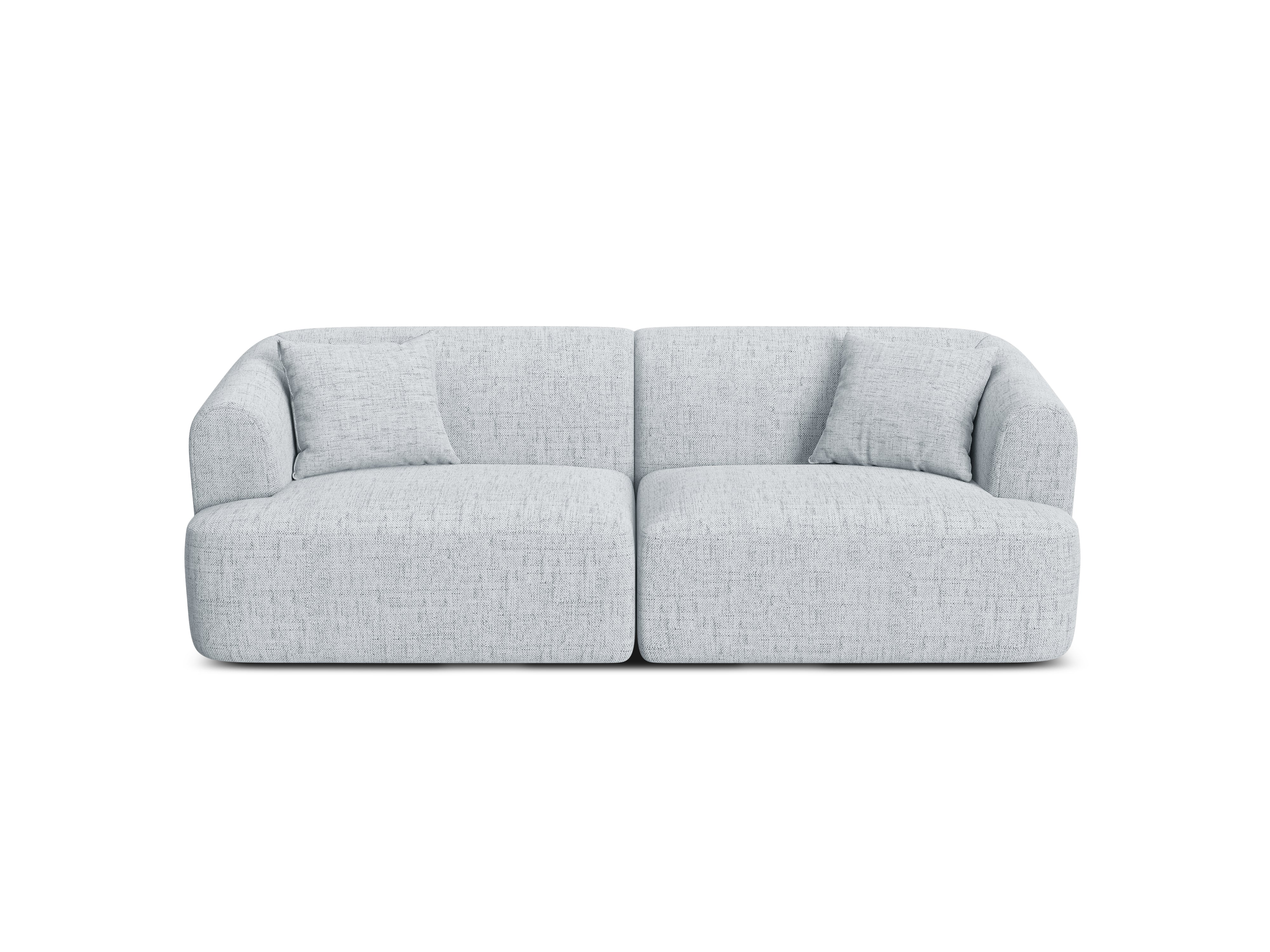 Sofa 3-osobowa CAMPI jasnoszary szenil