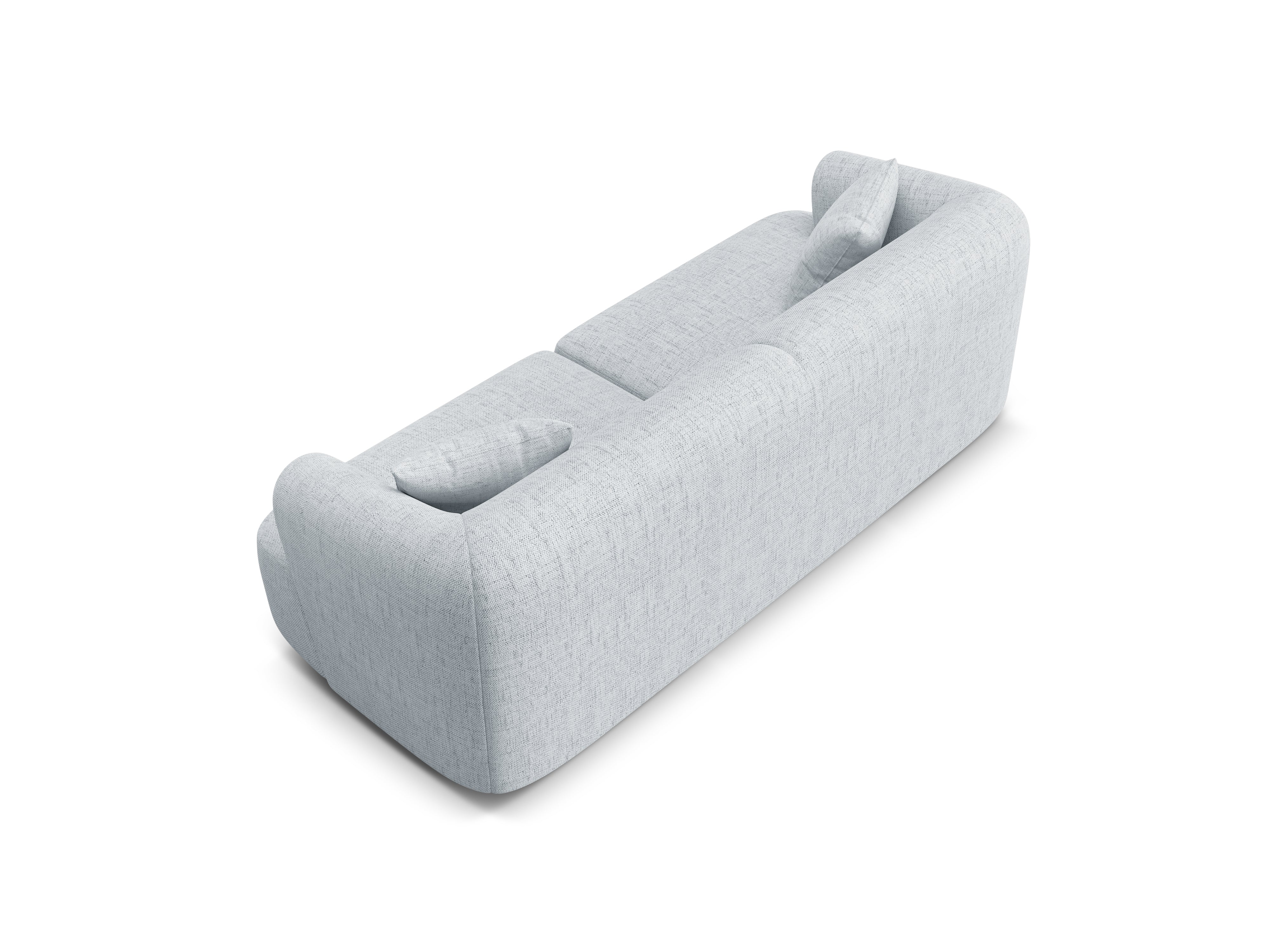 Sofa 3-osobowa CAMPI jasnoszary szenil