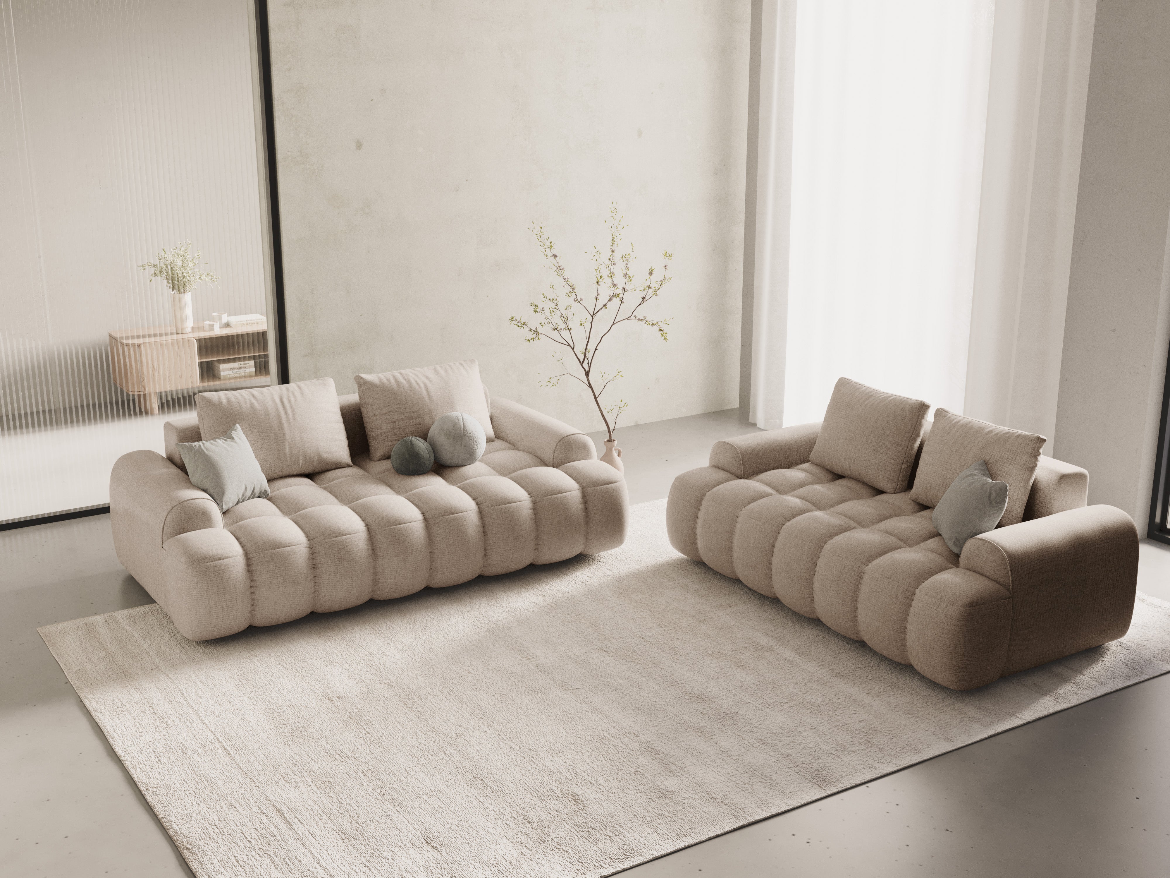 Sofa 3-osobowa LINZ piaskowy