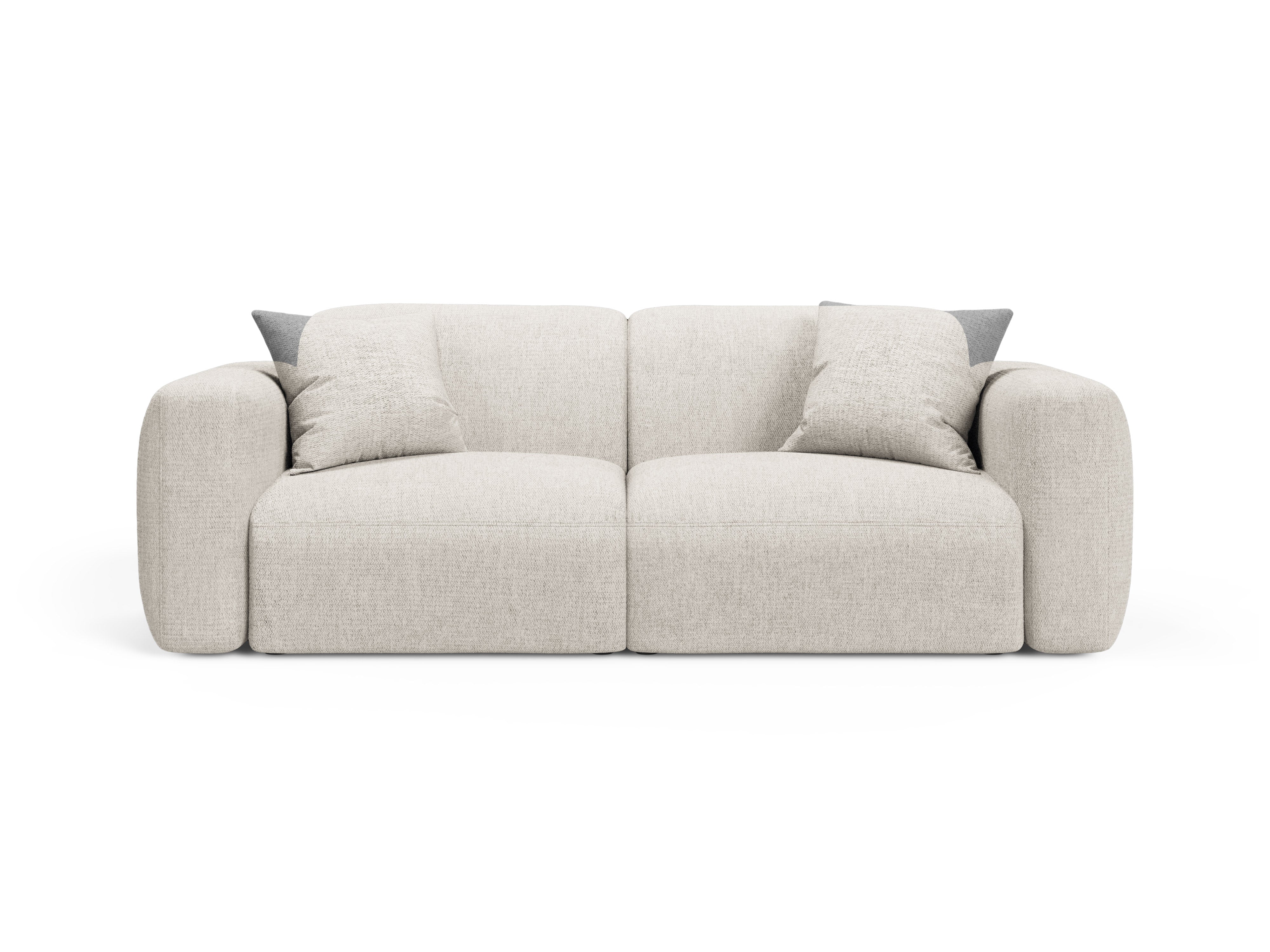 Sofa 3-osobowa STRINO kremowy szenil