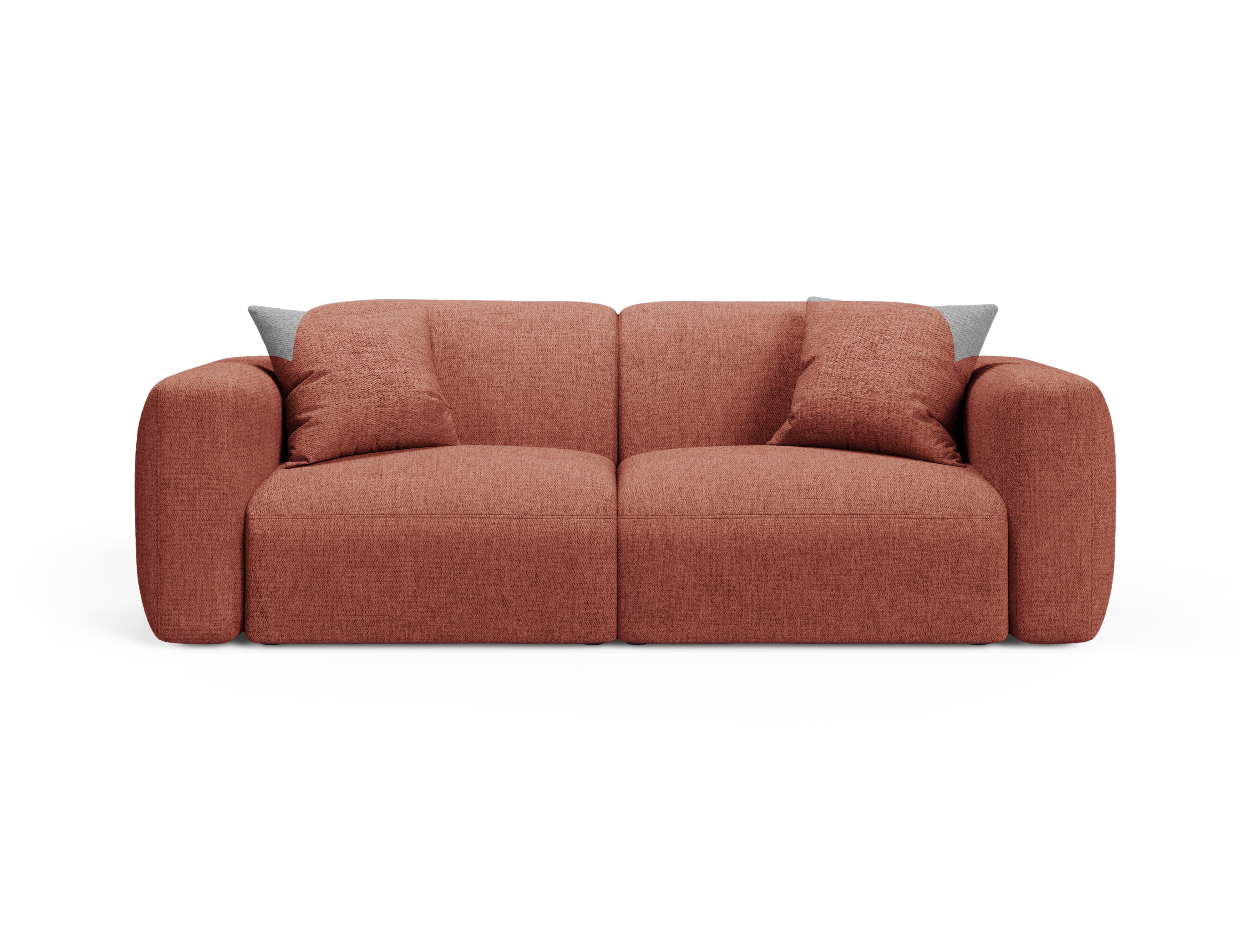 Sofa 3-osobowa STRINO koralowy szenil