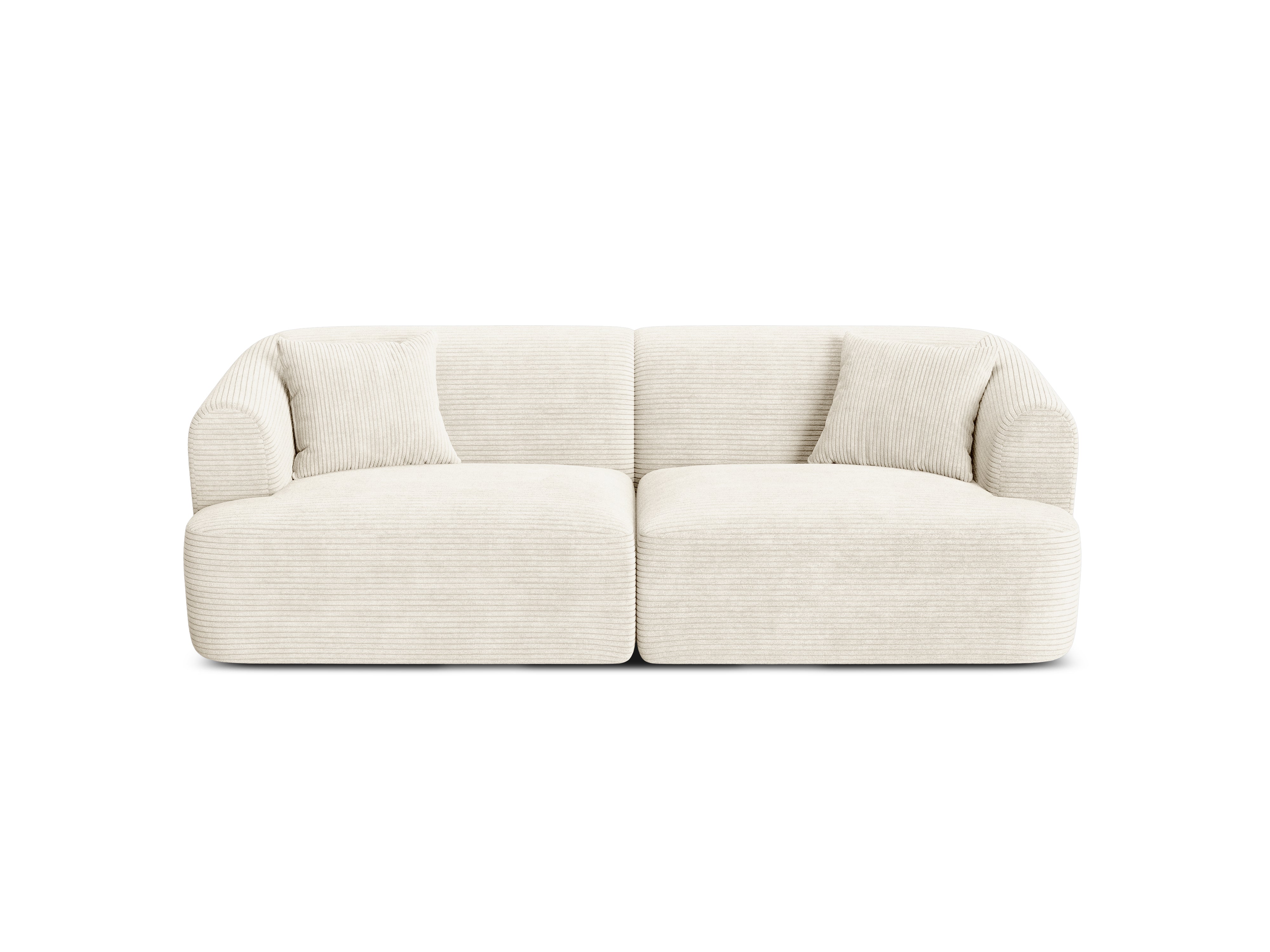 Sofa 3-osobowa CAMPI kremowy sztruks