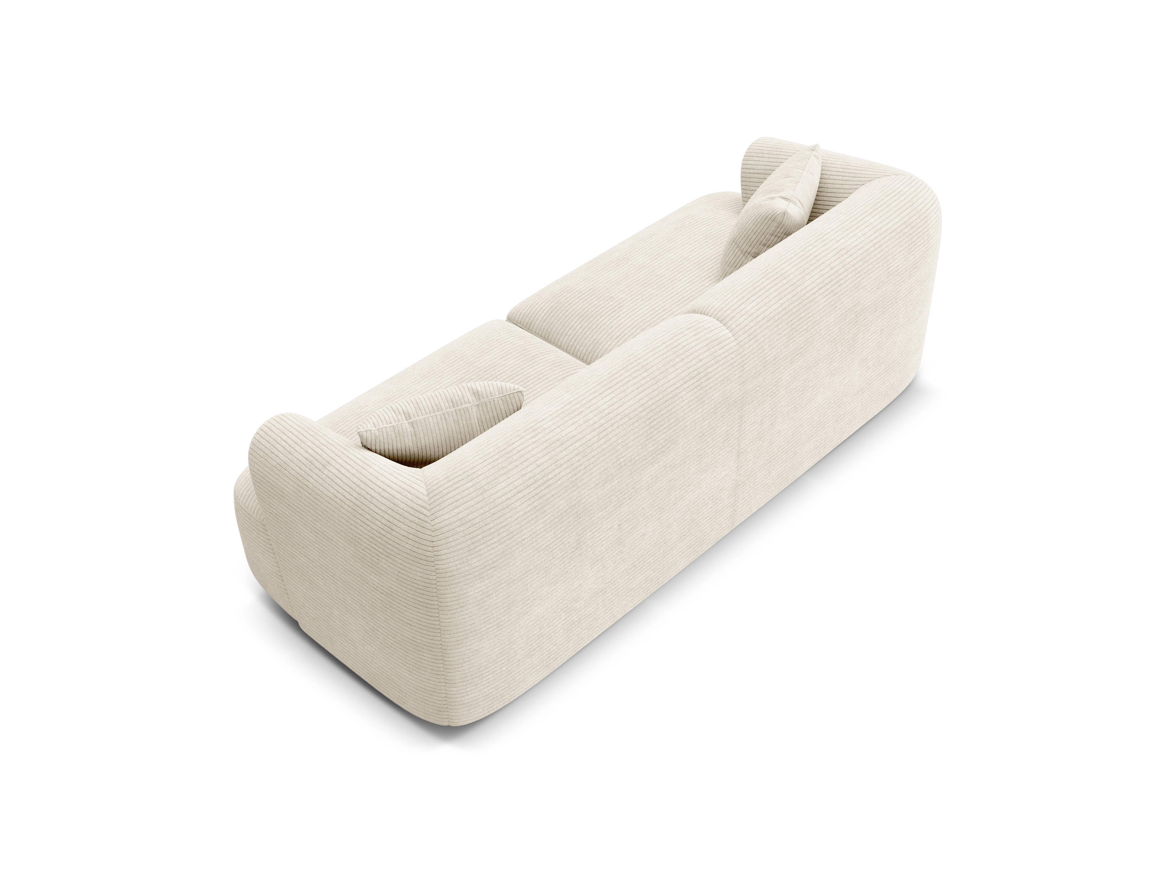 Sofa 3-osobowa CAMPI kremowy sztruks