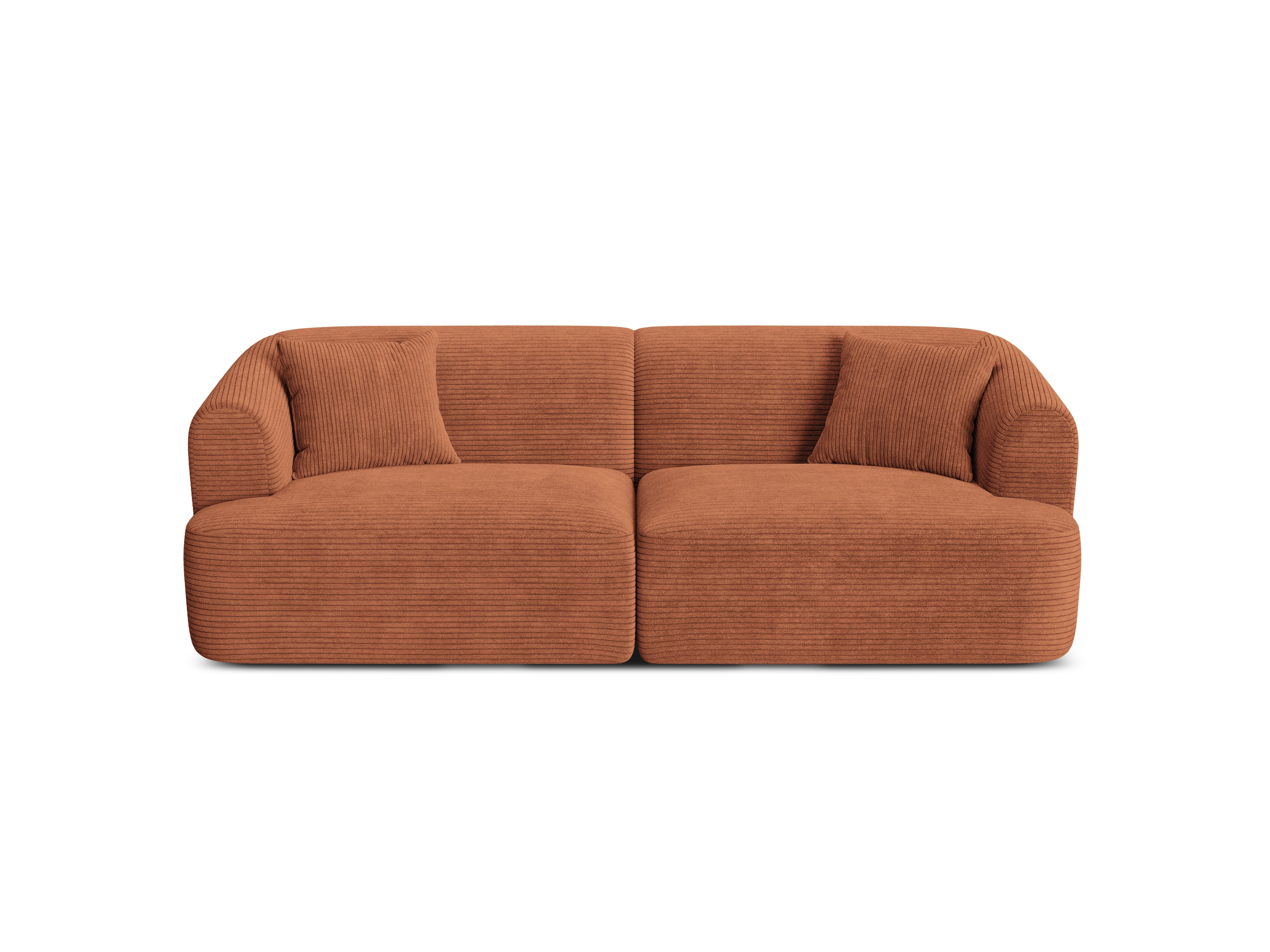Sofa 3-osobowa CAMPI ceglany sztruks