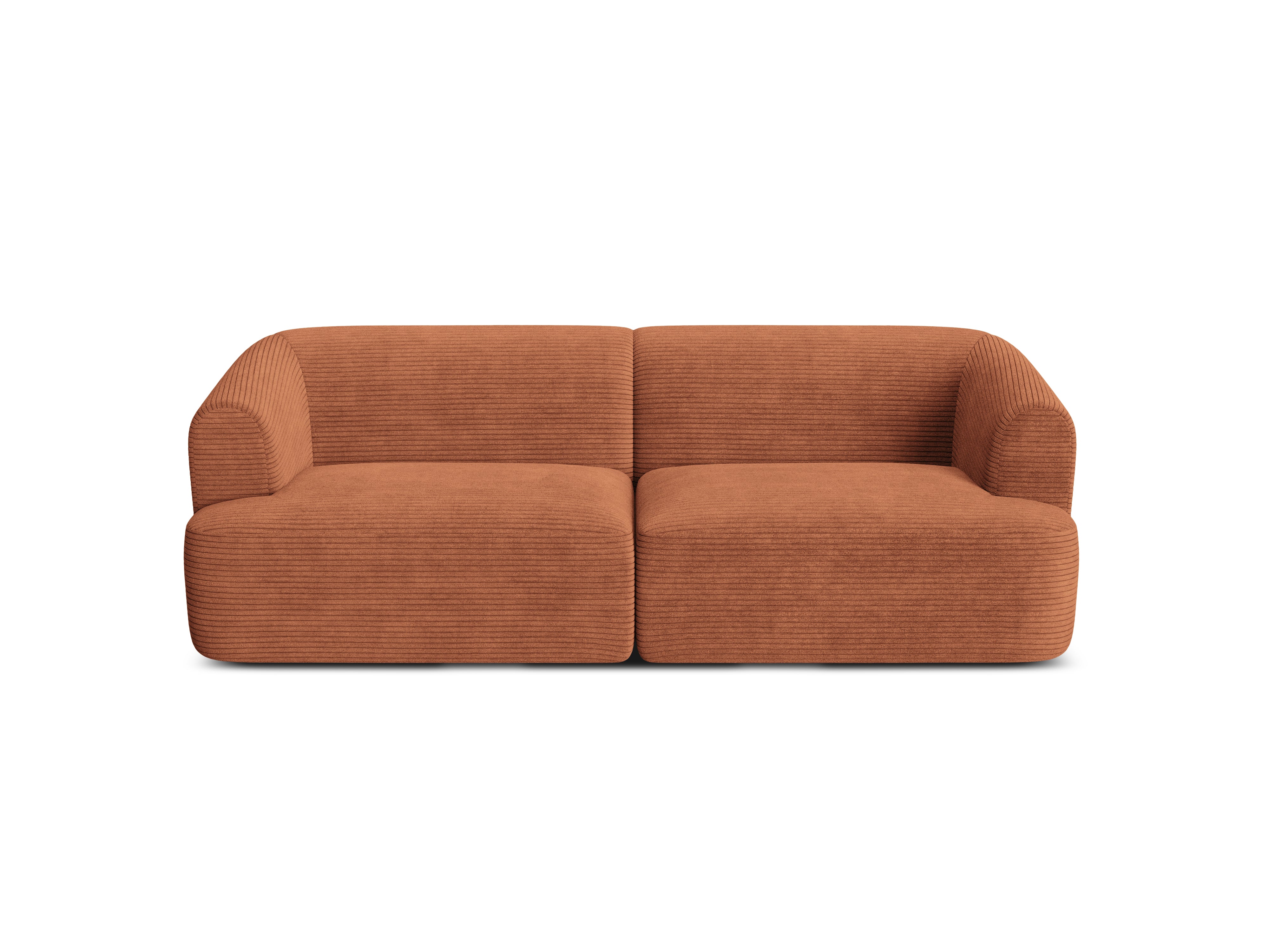 Sofa 3-osobowa CAMPI ceglany sztruks