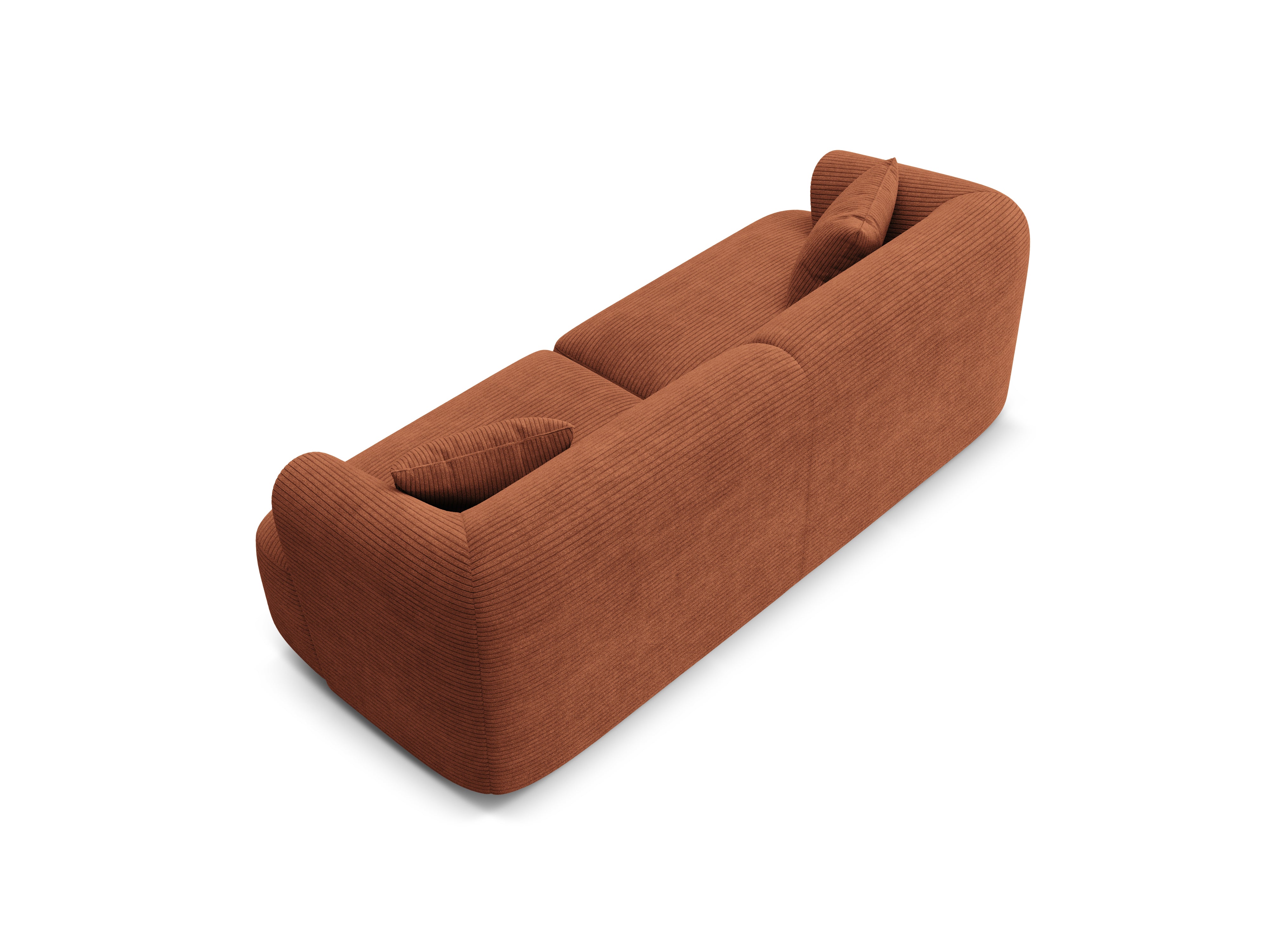 Sofa 3-osobowa CAMPI ceglany sztruks