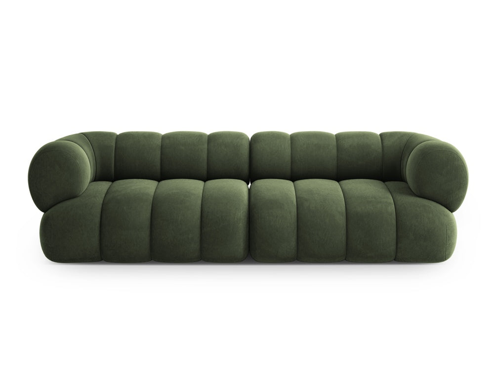 Sofa aksamitna 4-osobowa KOGE zielony