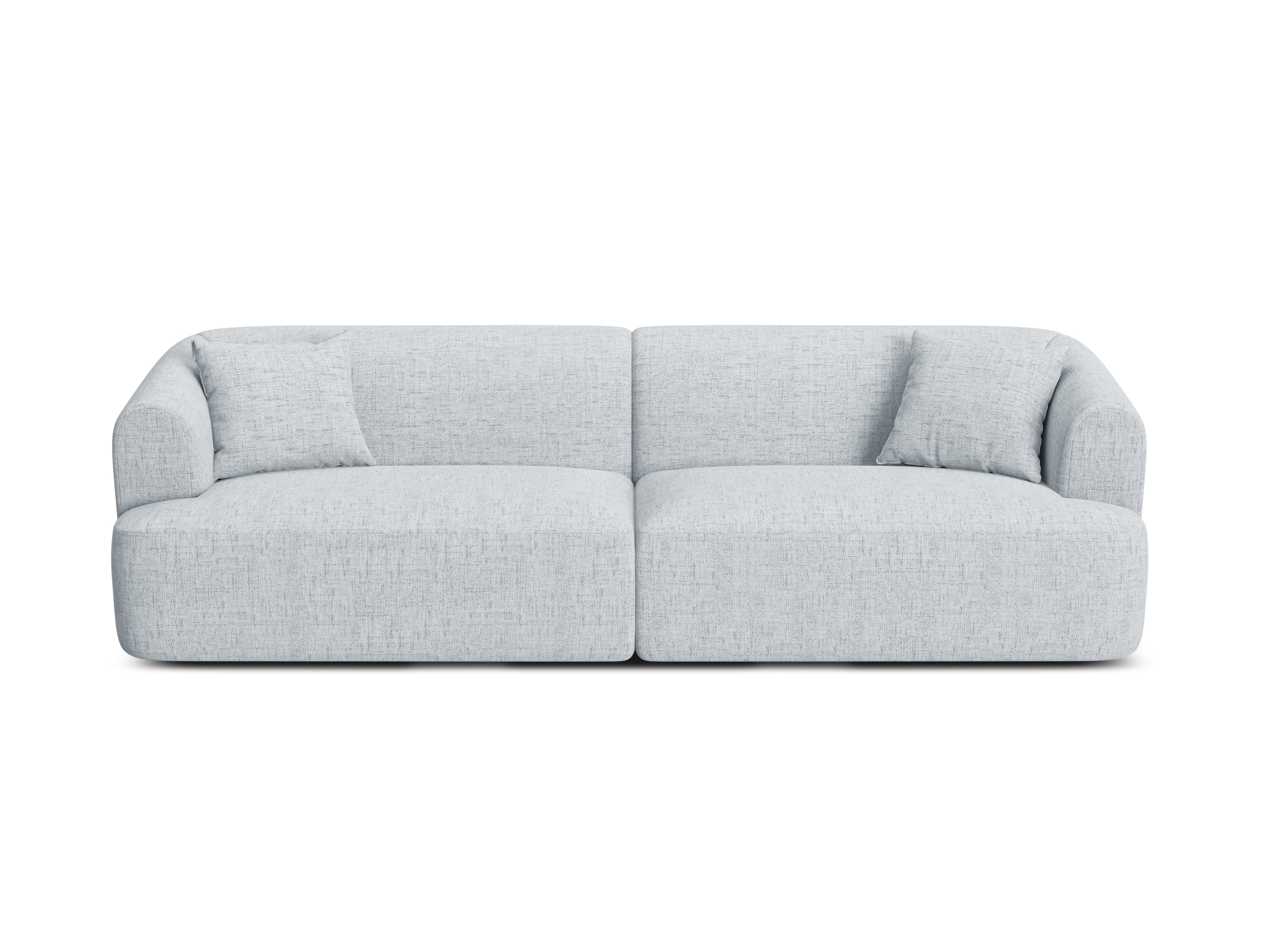 Sofa 4-osobowa CAMPI jasnoszary szenil