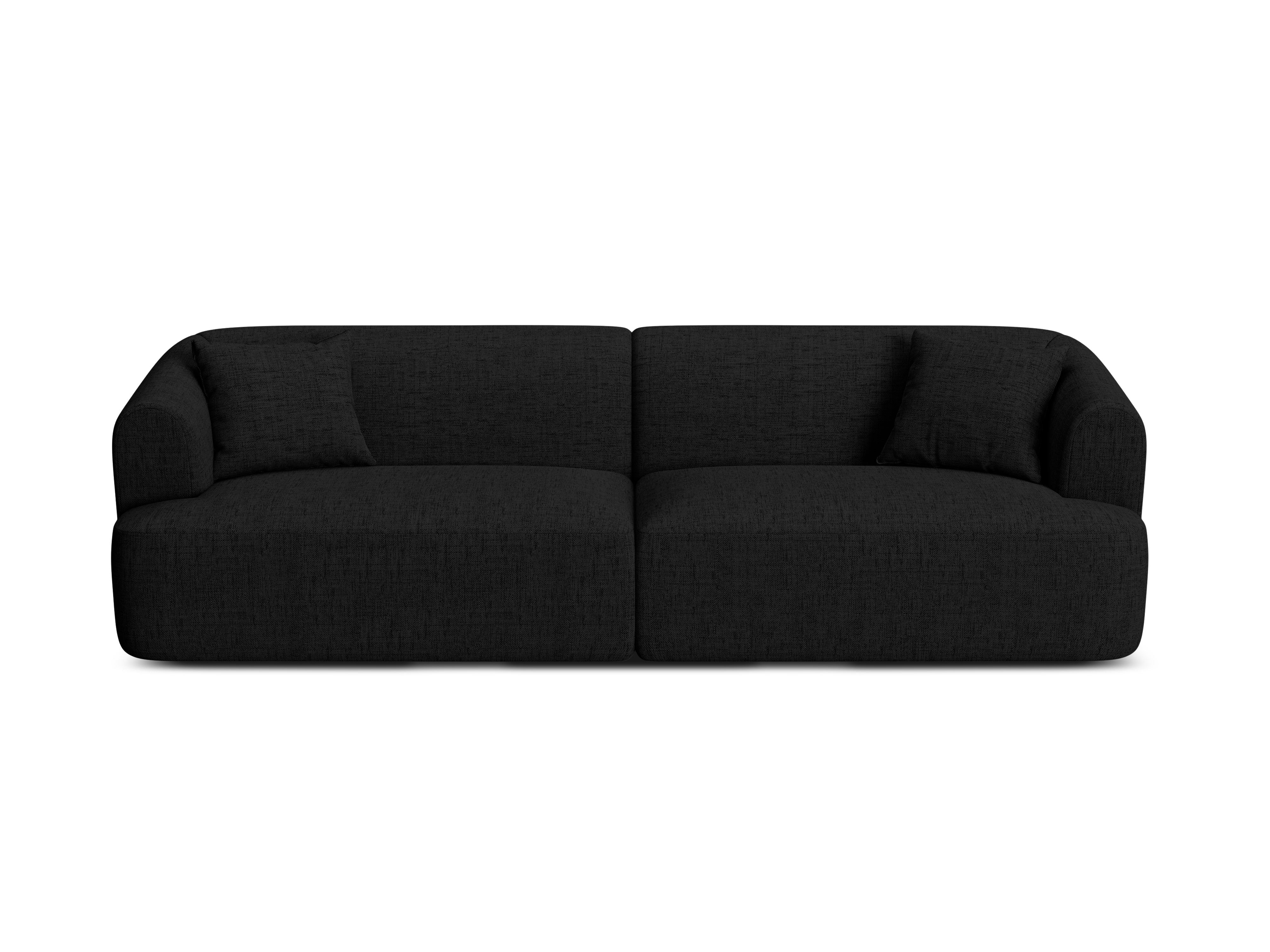 Sofa 4-osobowa CAMPI czarny szenil