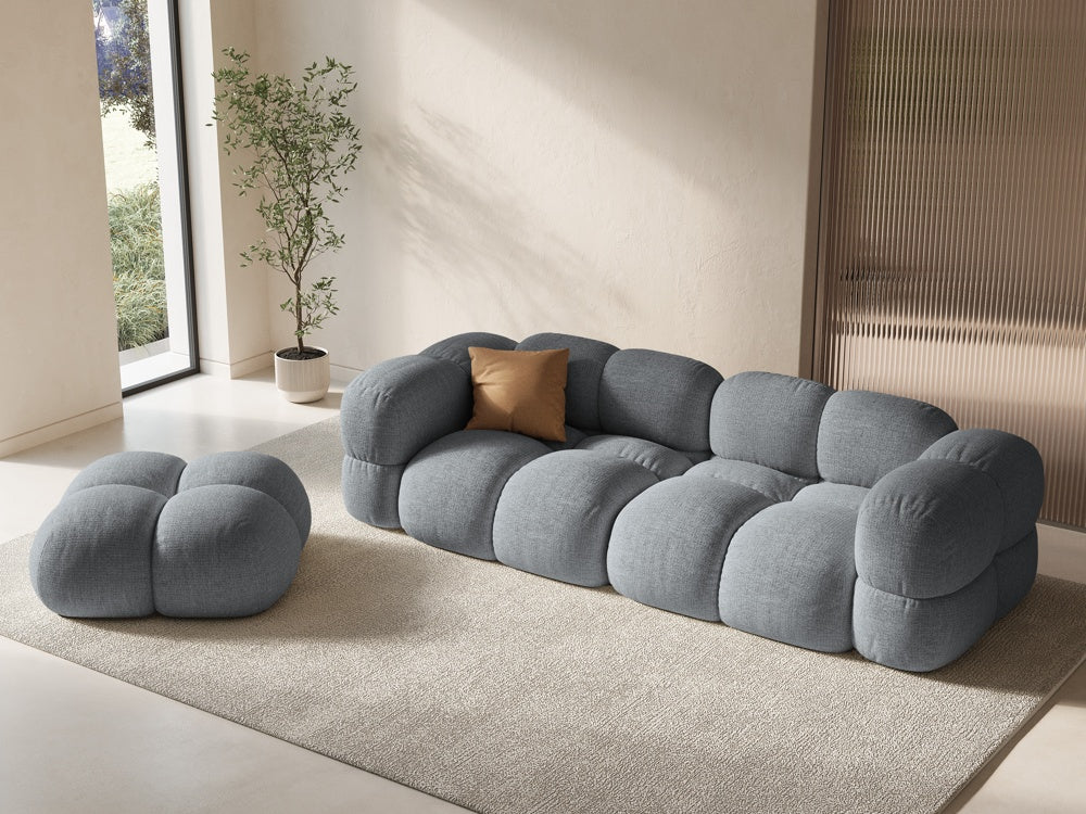 Sofa 4-osobowa LORETTO szarobłękitny